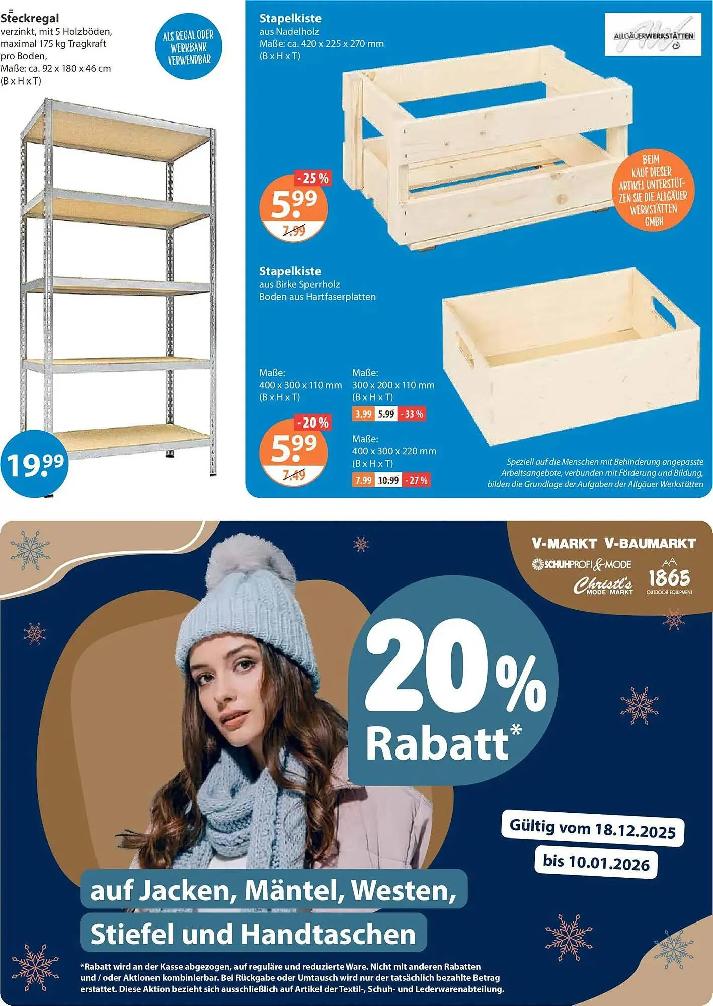 V Markt Prospekt von 2. Januar bis 7. Januar 2026 - Prospekt seite 25