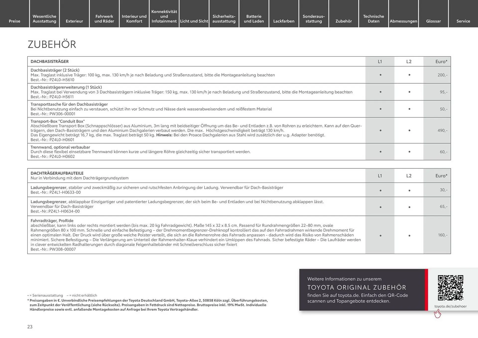 Toyota Prospekt von 6. März bis 30. April 2025 - Prospekt seite 23