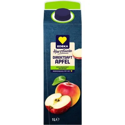 EDEKA Herzstücke Apfel Direktsaft naturtrüb 1L