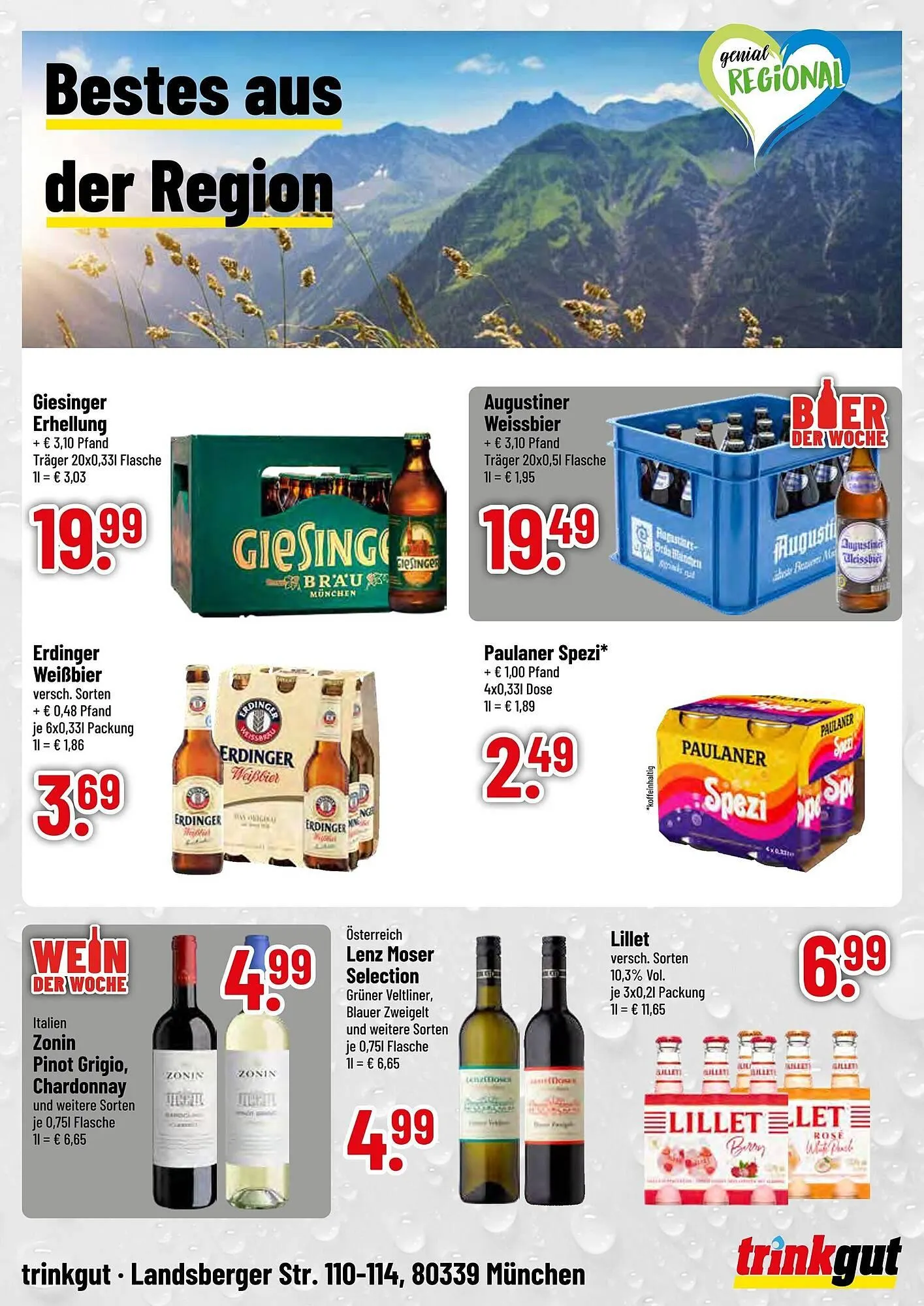 trinkgut Prospekt von 21. Juli bis 26. Juli 2025 - Prospekt seite 4