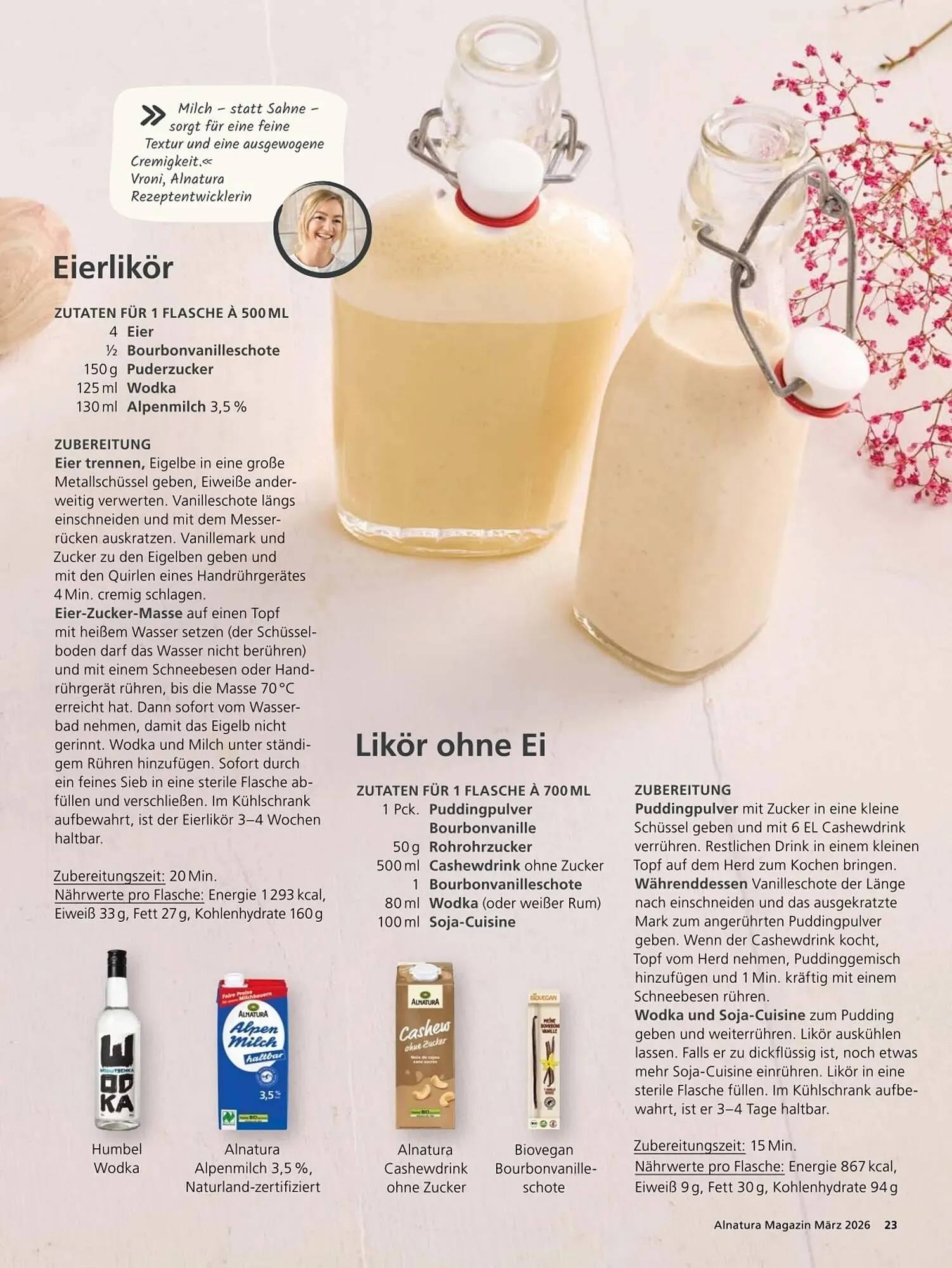 Alnatura Magazin von 4. März bis 1. April 2026 - Prospekt seite 23