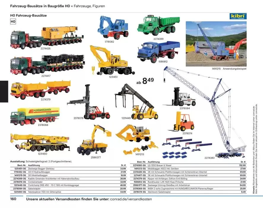 Modellbahn Katalog von 29. Oktober bis 31. Dezember 2025 - Prospekt seite 162