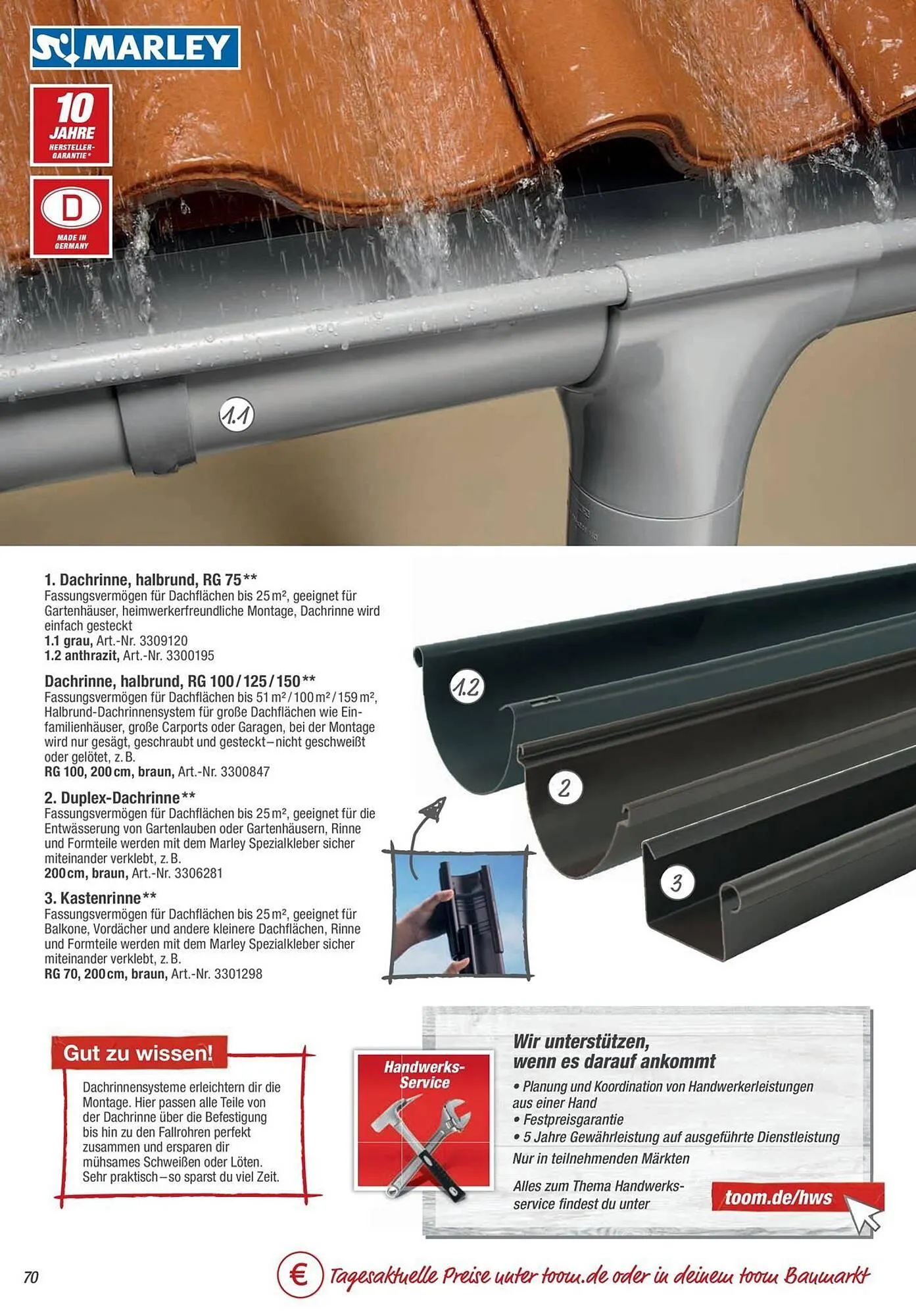 Toom Baumarkt Prospekt von 15. Oktober bis 31. Dezember 2025 - Prospekt seite 70