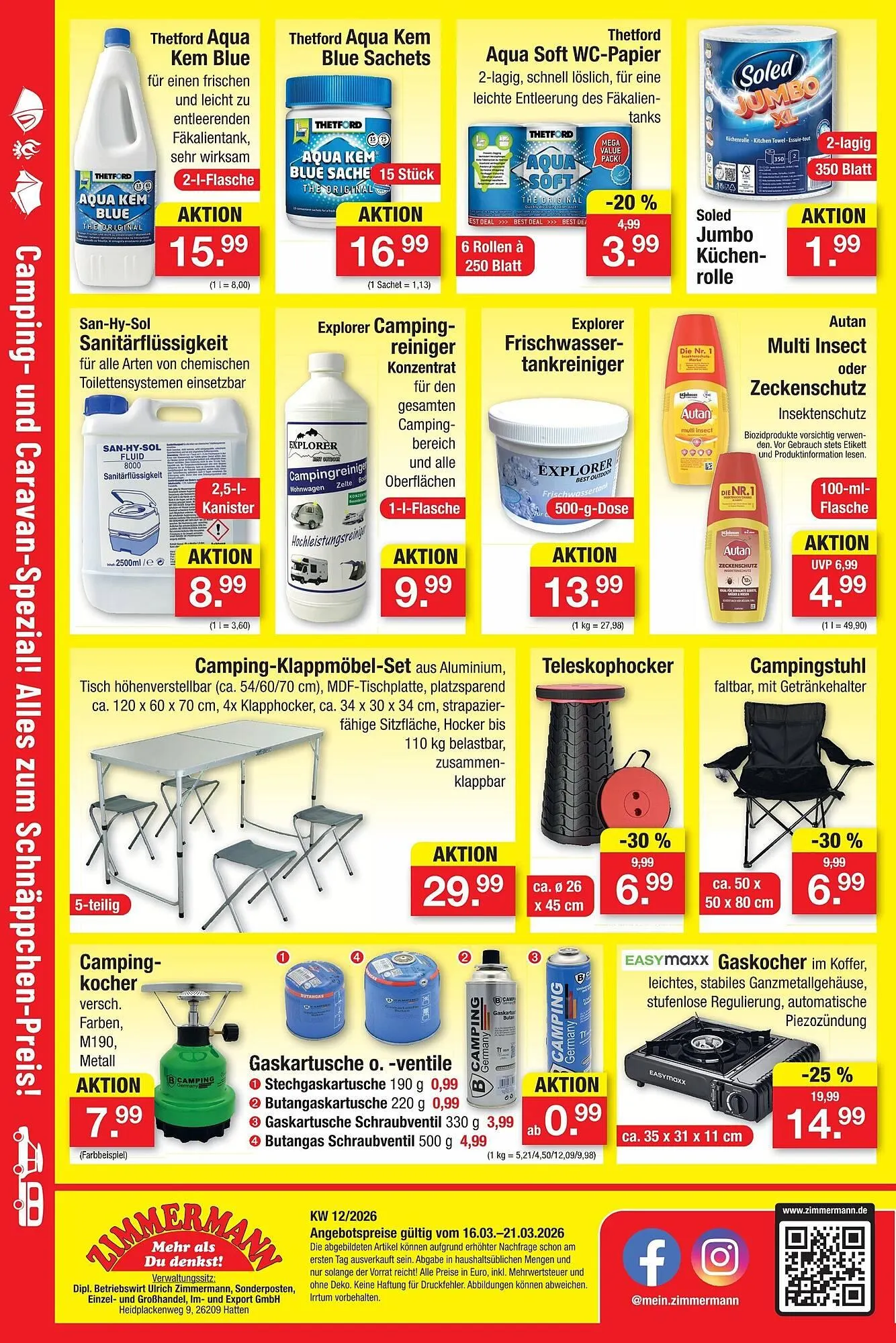 Zimmermann Prospekt von 16. März bis 21. März 2026 - Prospekt seite 14