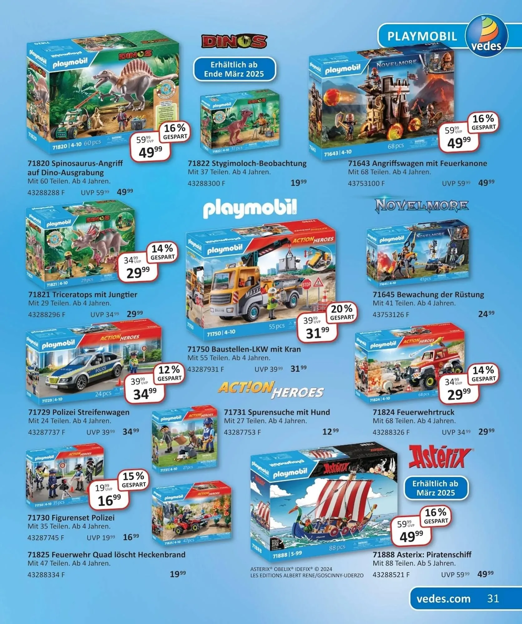 Vedes Prospekt von 5. März bis 1. April 2025 - Prospekt seite 33