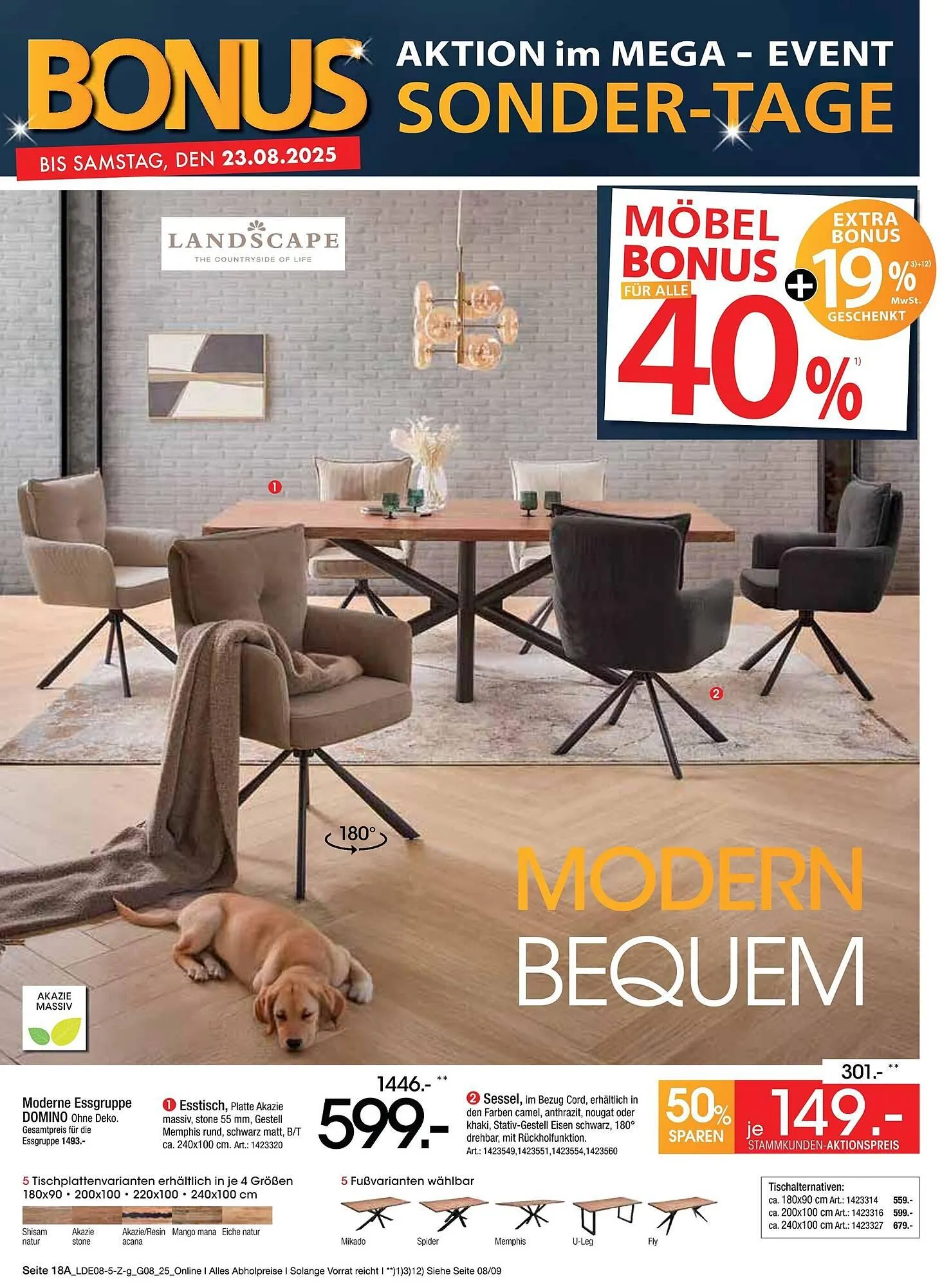 Zurbrüggen Prospekt von 2. August bis 23. August 2025 - Prospekt seite 20