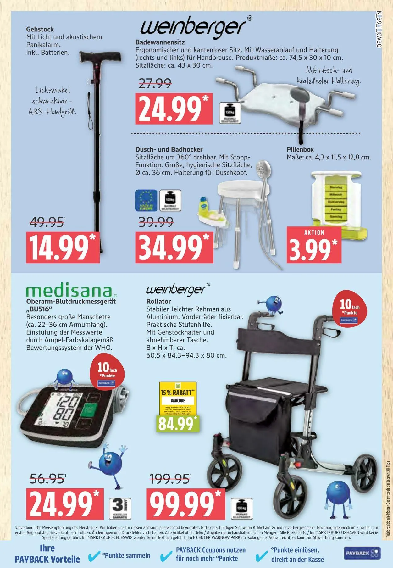 Marktkauf Aktueller Prospekt von 12. Mai bis 17. Mai 2025 - Prospekt seite 39