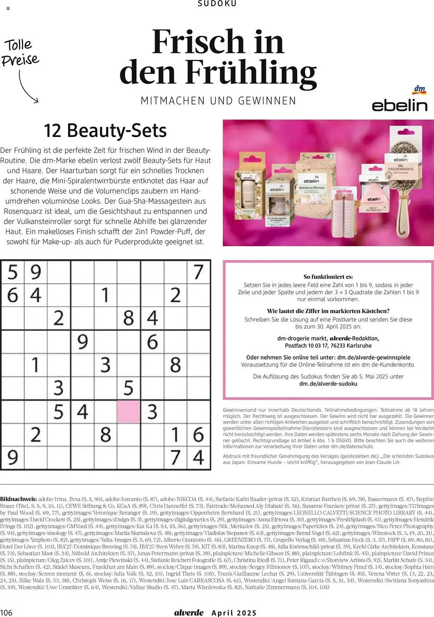 dm drogerie Prospekt von 1. April bis 30. April 2025 - Prospekt seite 106
