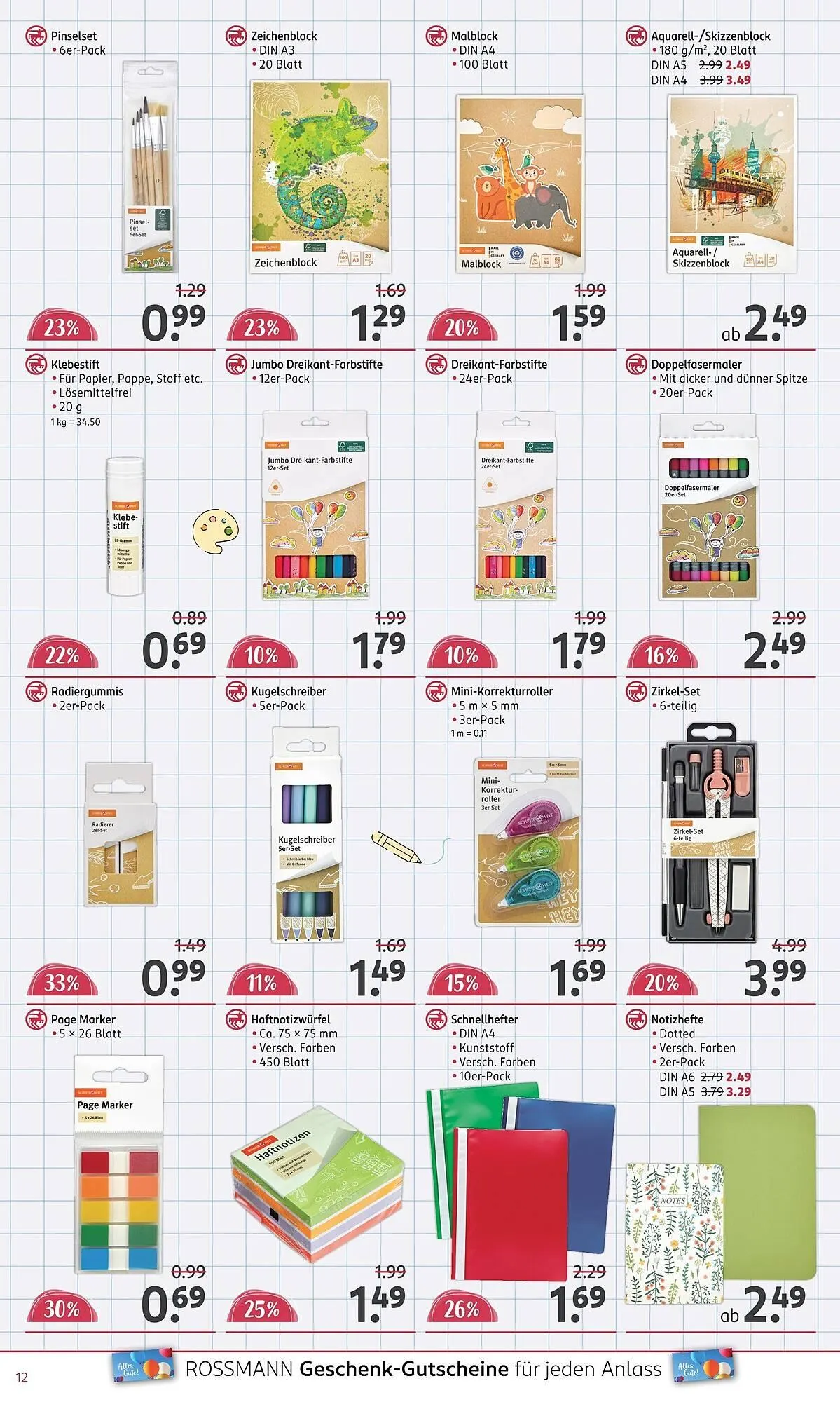 Rossmann Prospekt von 30. Juni bis 26. August 2025 - Prospekt seite 12