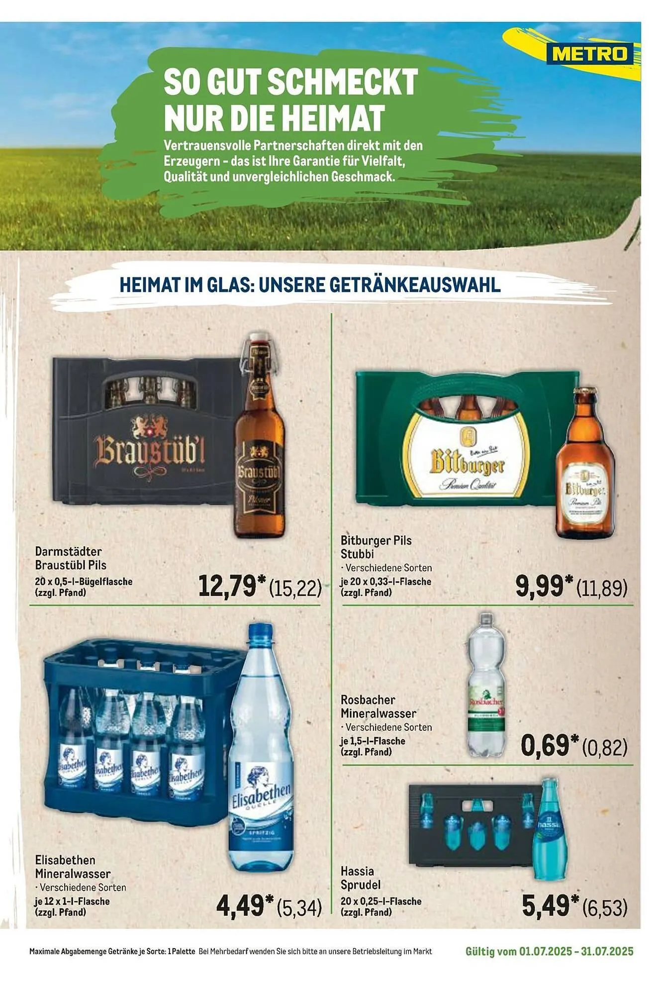 METRO Prospekt von 1. Juli bis 31. Juli 2025 - Prospekt seite 37
