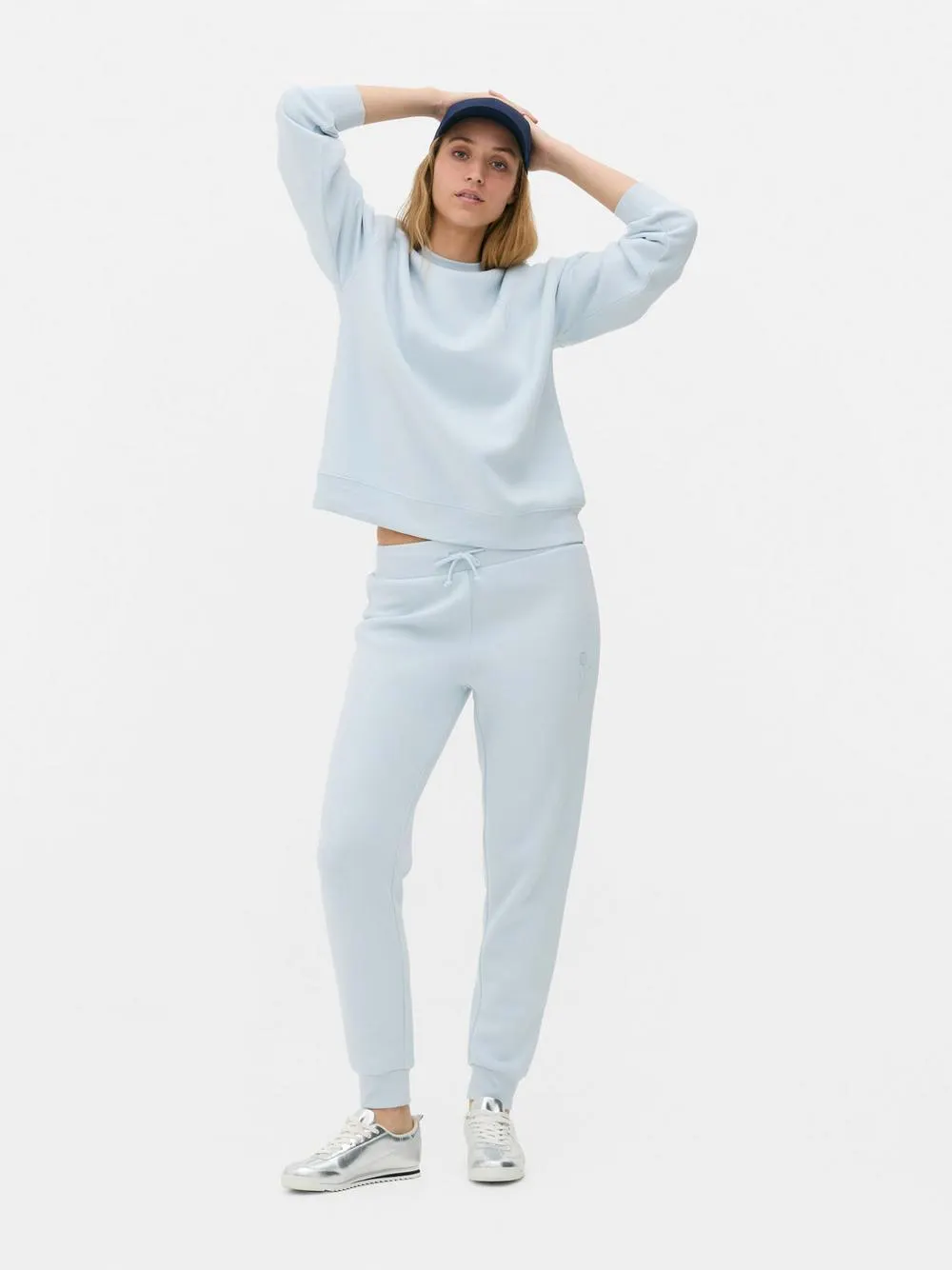 Sweatshirt mit Rundhalsausschnitt und Print