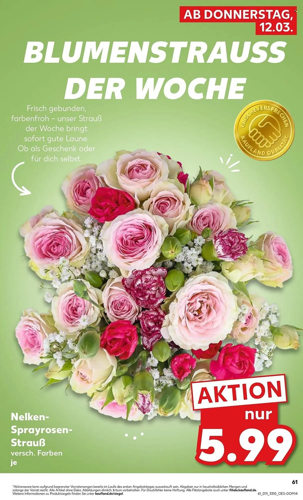 Kaufland Prospekt von 12. März bis 18. März 2026 - Prospekt seite 61