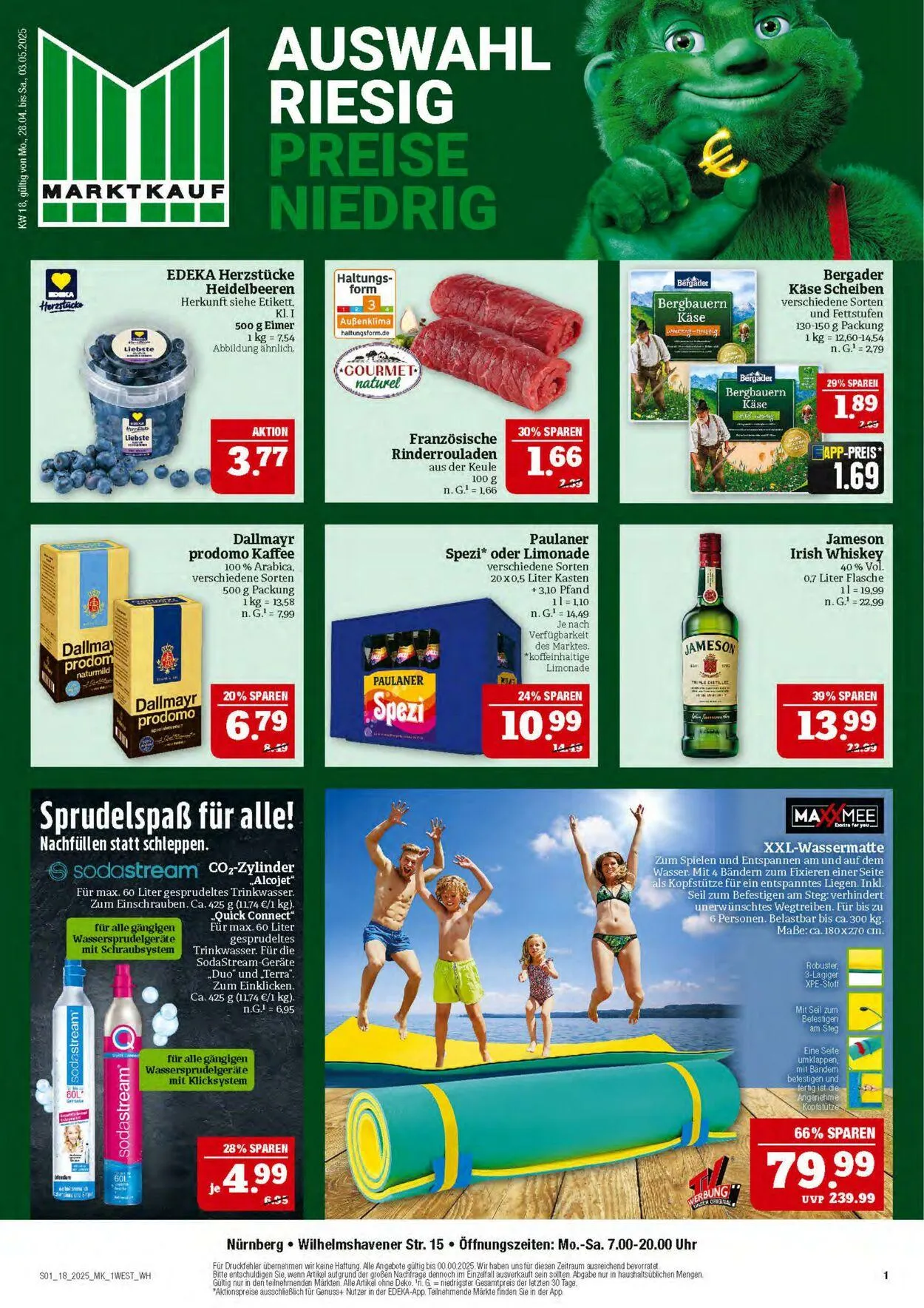 Marktkauf - Nürnberg-Thon von 28. April bis 3. Mai 2025 - Prospekt seite 1