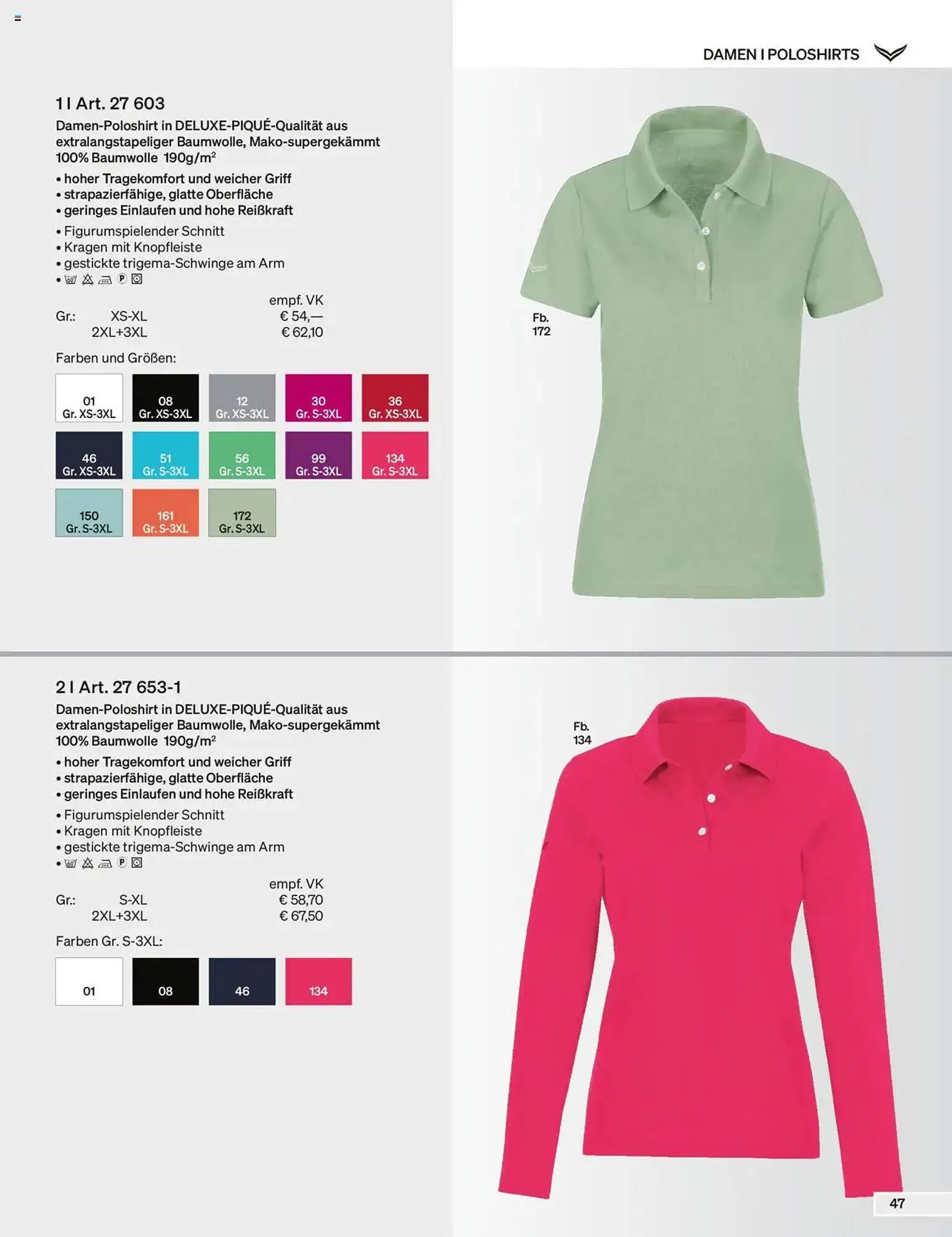 Trigema Prospekt von 17. Februar bis 17. August 2025 - Prospekt seite 47