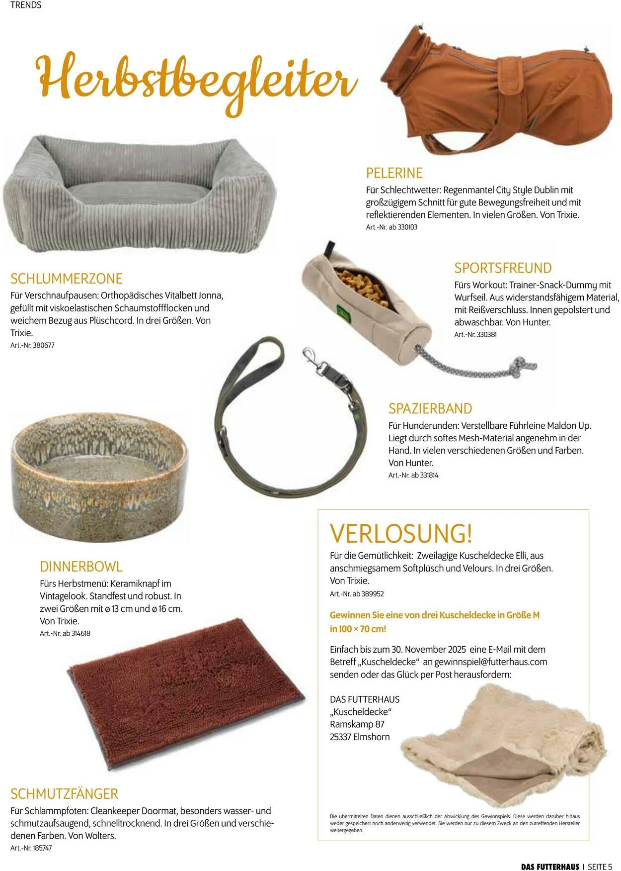 Futterhaus Aktueller Prospekt von 1. Oktober bis 31. Oktober 2025 - Prospekt seite 5