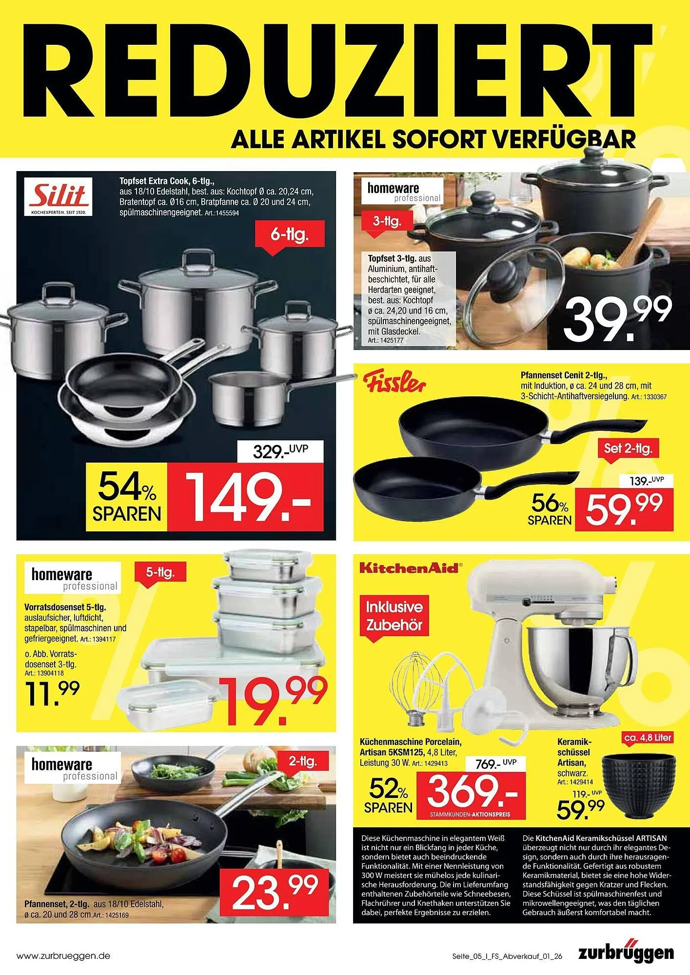 Zurbrüggen Prospekt von 16. März bis 30. Mai 2026 - Prospekt seite 5