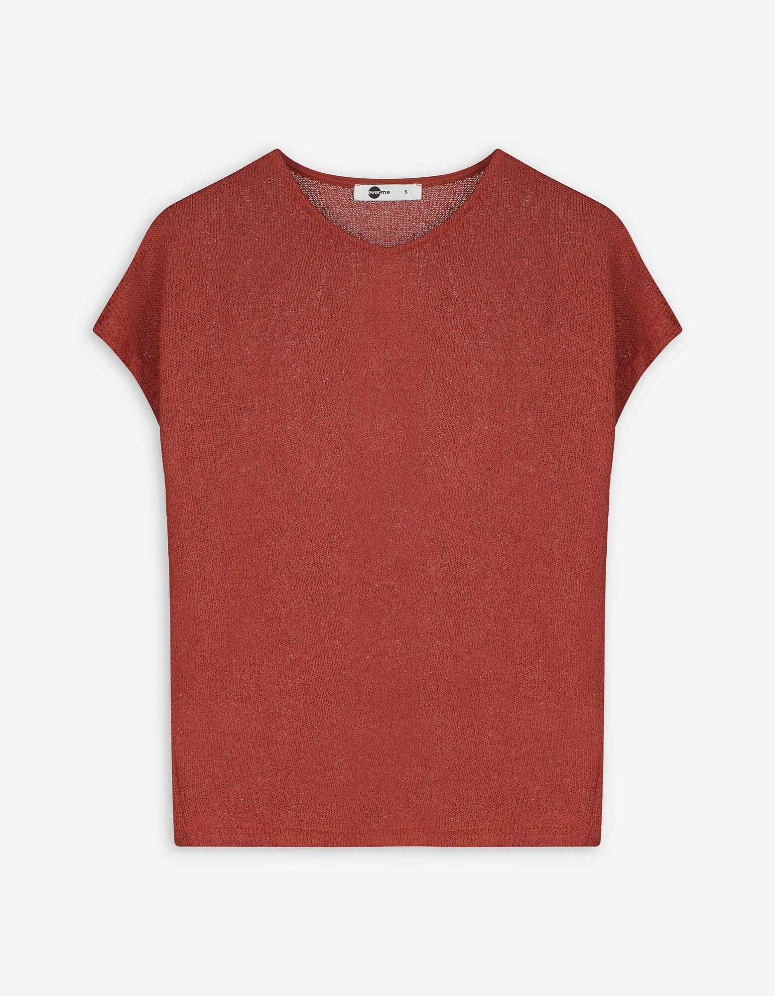 Strickshirt - Viskose-Mix - dunkelrot