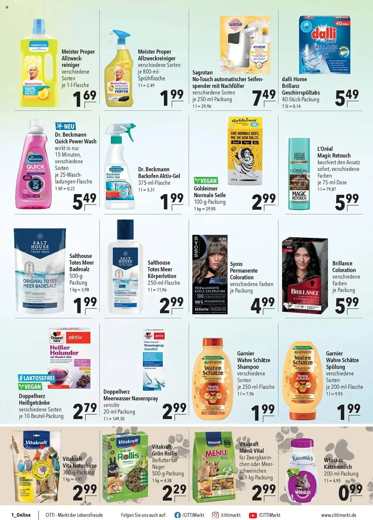 CITTI Markt Prospekt von 22. Oktober bis 28. Oktober 2025 - Prospekt seite 14