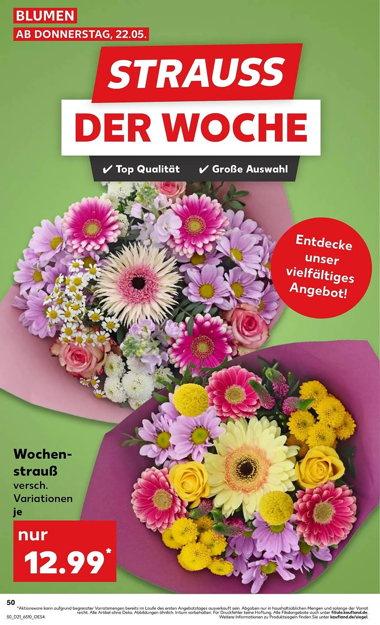 Kaufland Prospekt von 21. Mai bis 27. Mai 2025 - Prospekt seite 50