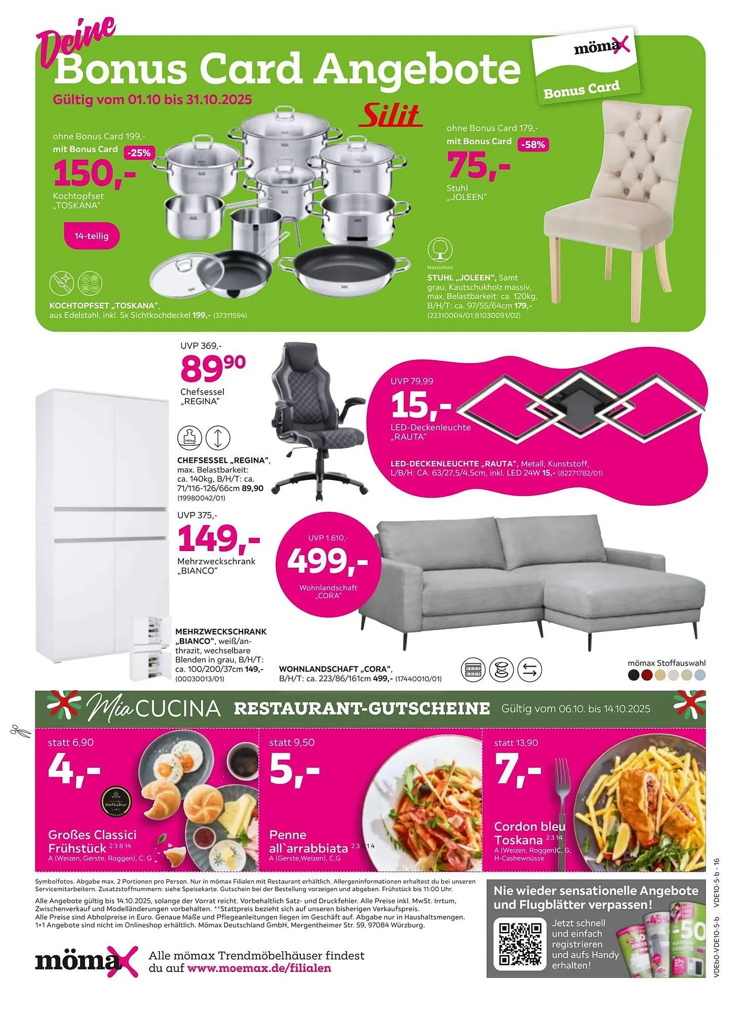 Mömax Prospekt von 6. Oktober bis 15. Oktober 2025 - Prospekt seite 16