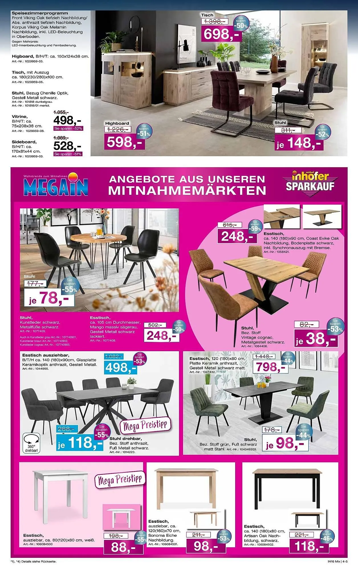 Möbel Inhofer Prospekt von 4. Juni bis 21. Juni 2025 - Prospekt seite 5