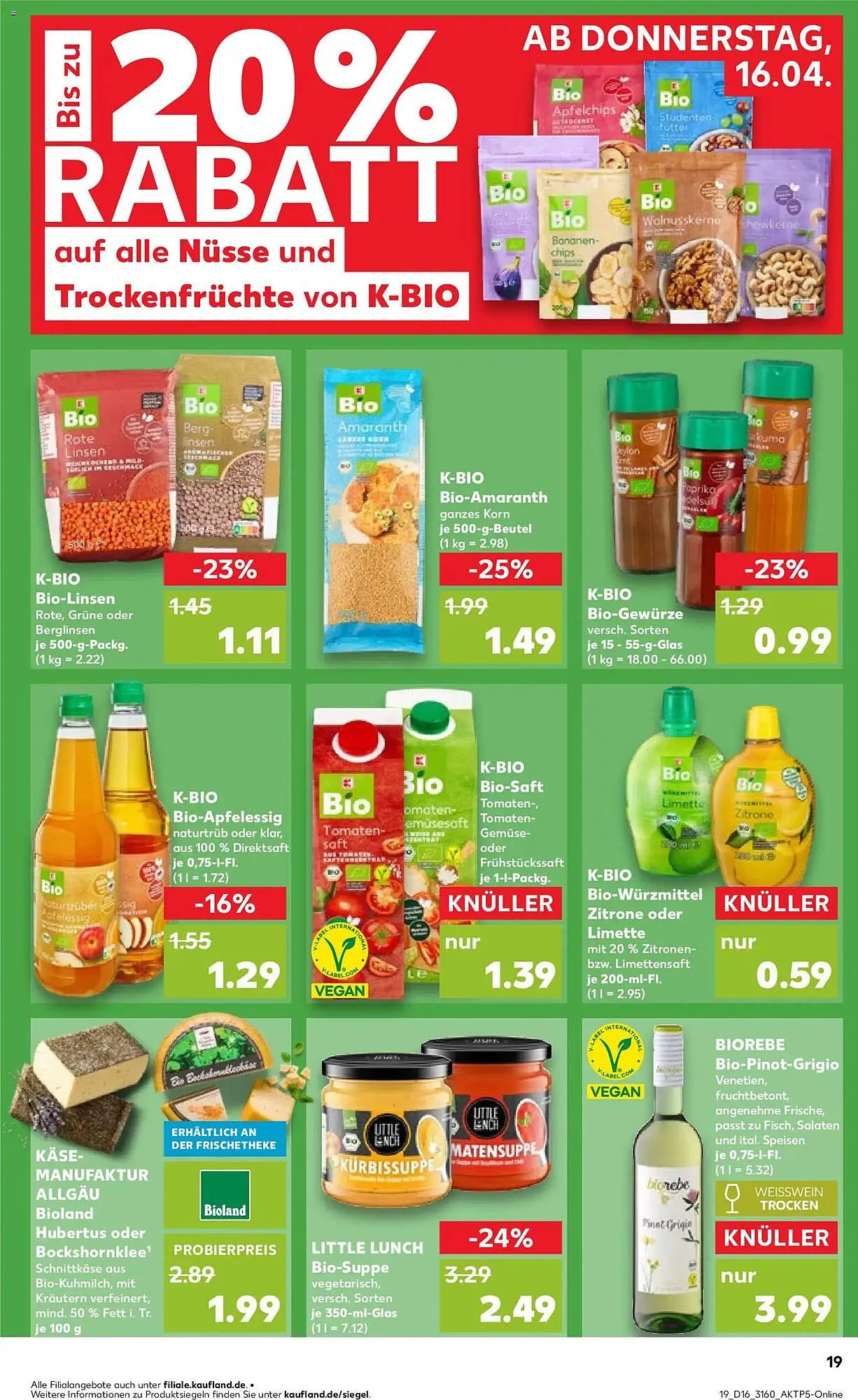 Kaufland Prospekt von 16. April bis 22. April 2026 - Prospekt seite 19