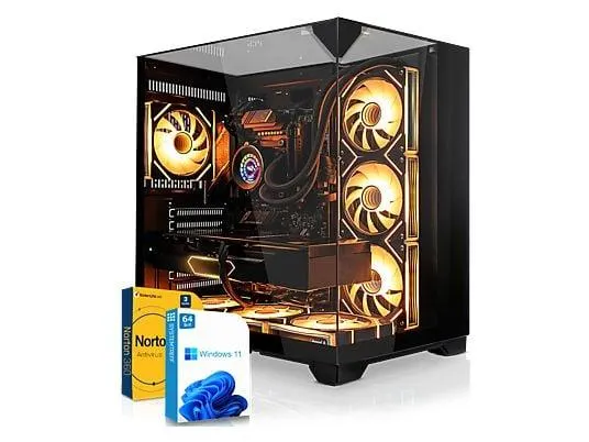 SYSTEMTREFF High-End, Gaming PC mit Intel® Core™ i9 14900KF Prozessor, 64 GB RAM, 2000 GB mSSD, NVIDIA GeForce RTX™ 5070, Windows 11 Pro