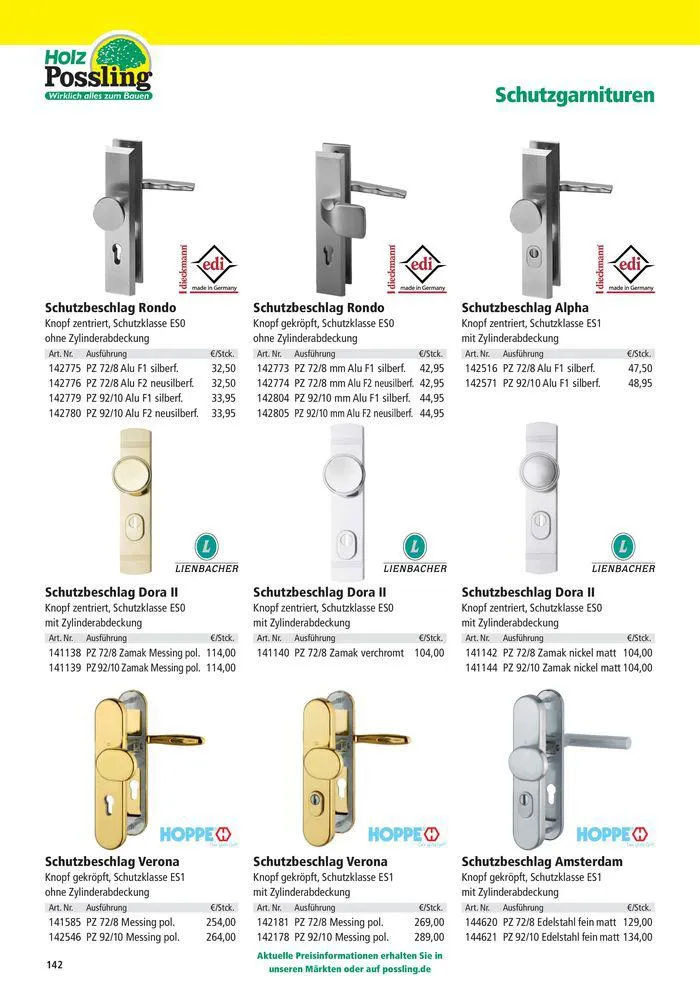 Holz-& Baukatalog 2024/25 von 27. März bis 31. Januar 2025 - Prospekt seite 142