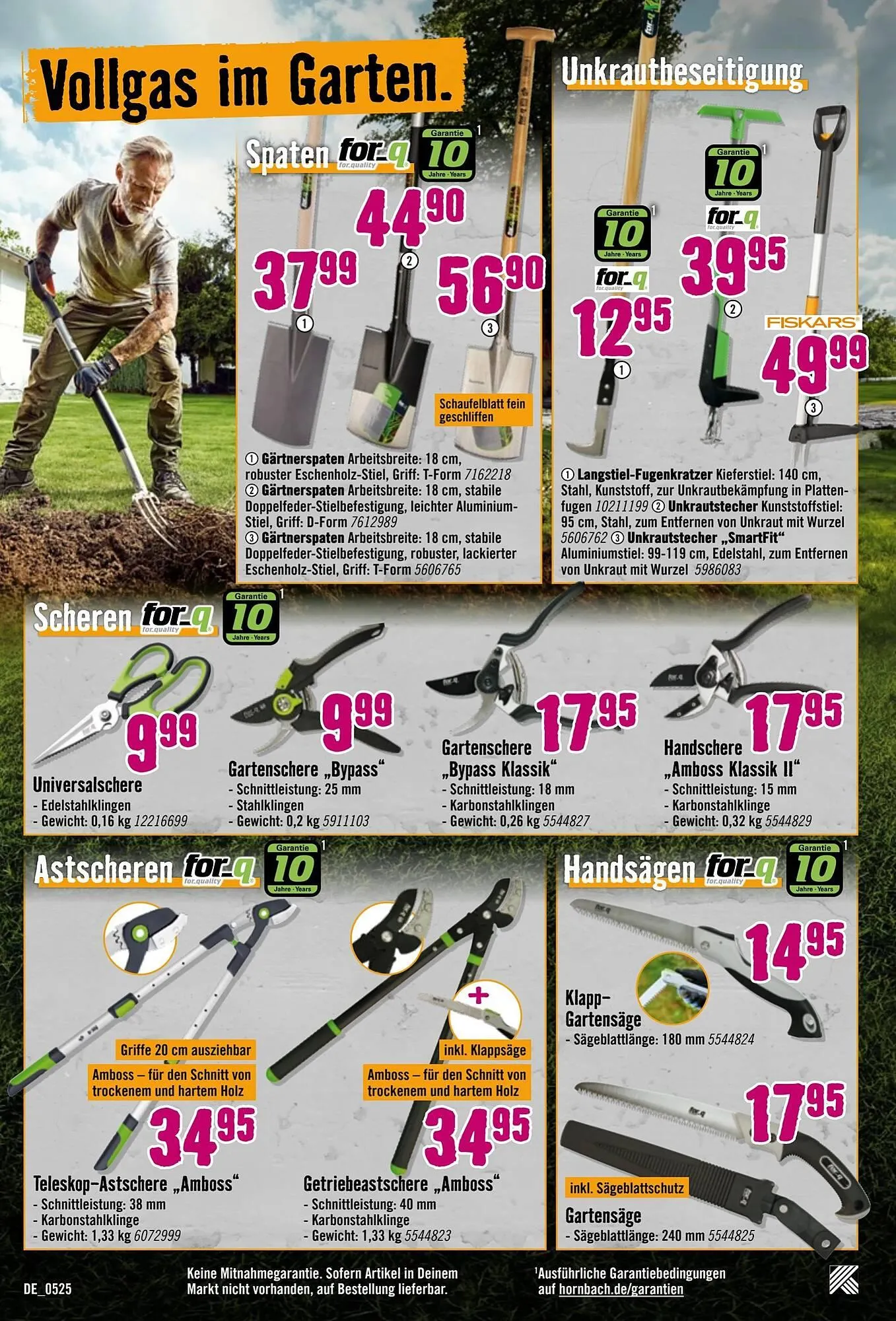 Hornbach Prospekt von 7. Mai bis 4. Juni 2025 - Prospekt seite 14