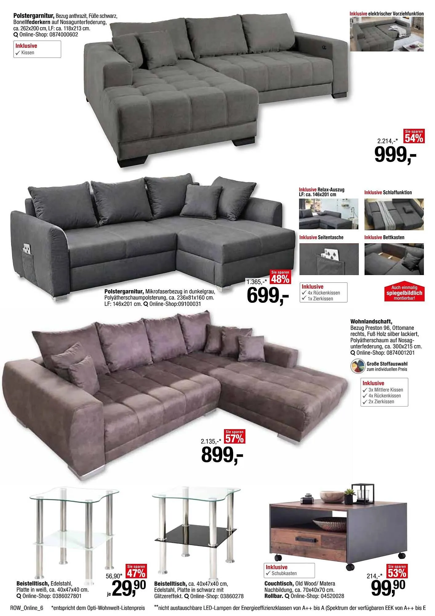 Opti Wohnwelt Prospekt von 23. März bis 27. März 2025 - Prospekt seite 6