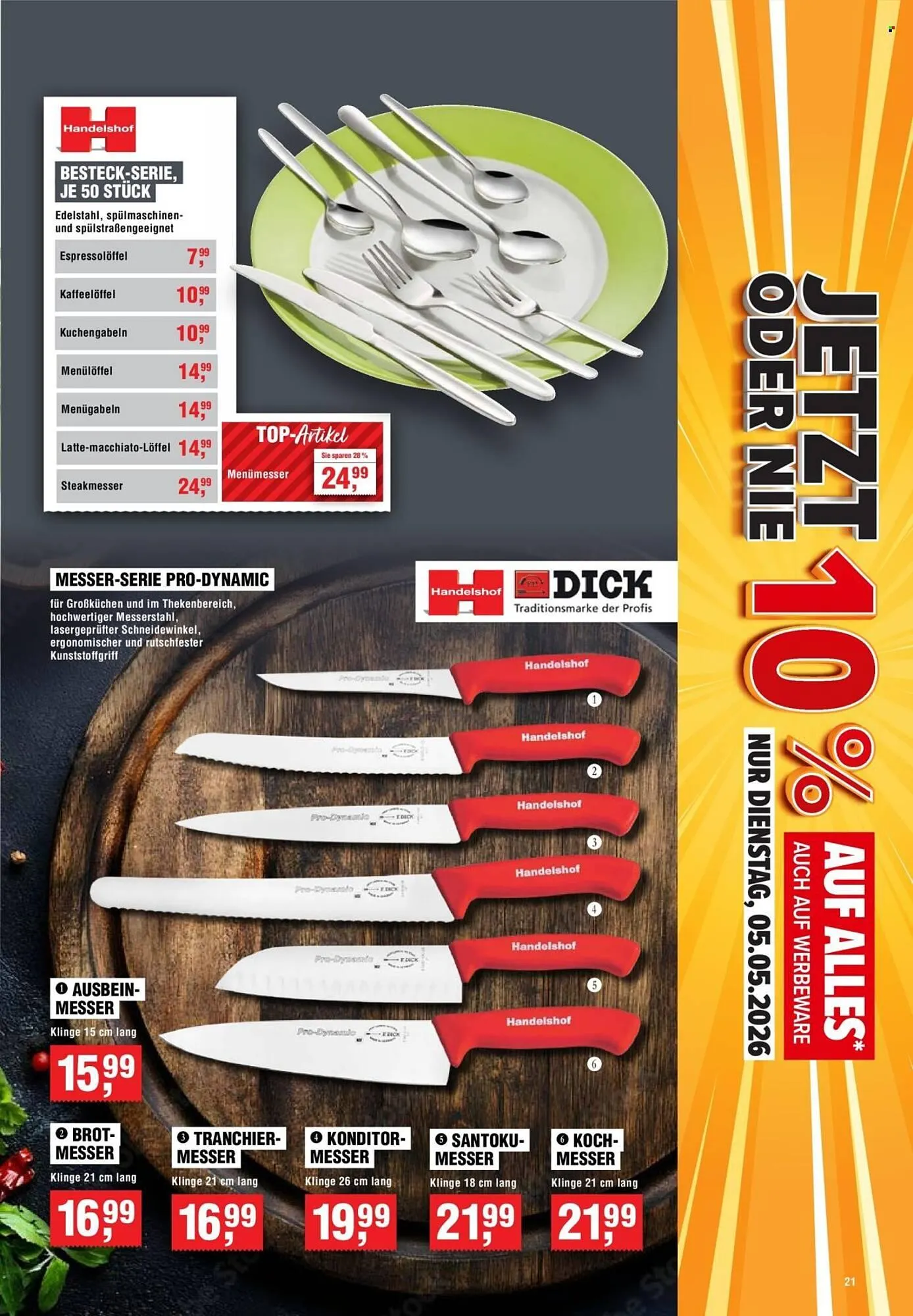 Handelshof Prospekt von 30. April bis 6. Mai 2026 - Prospekt seite 21