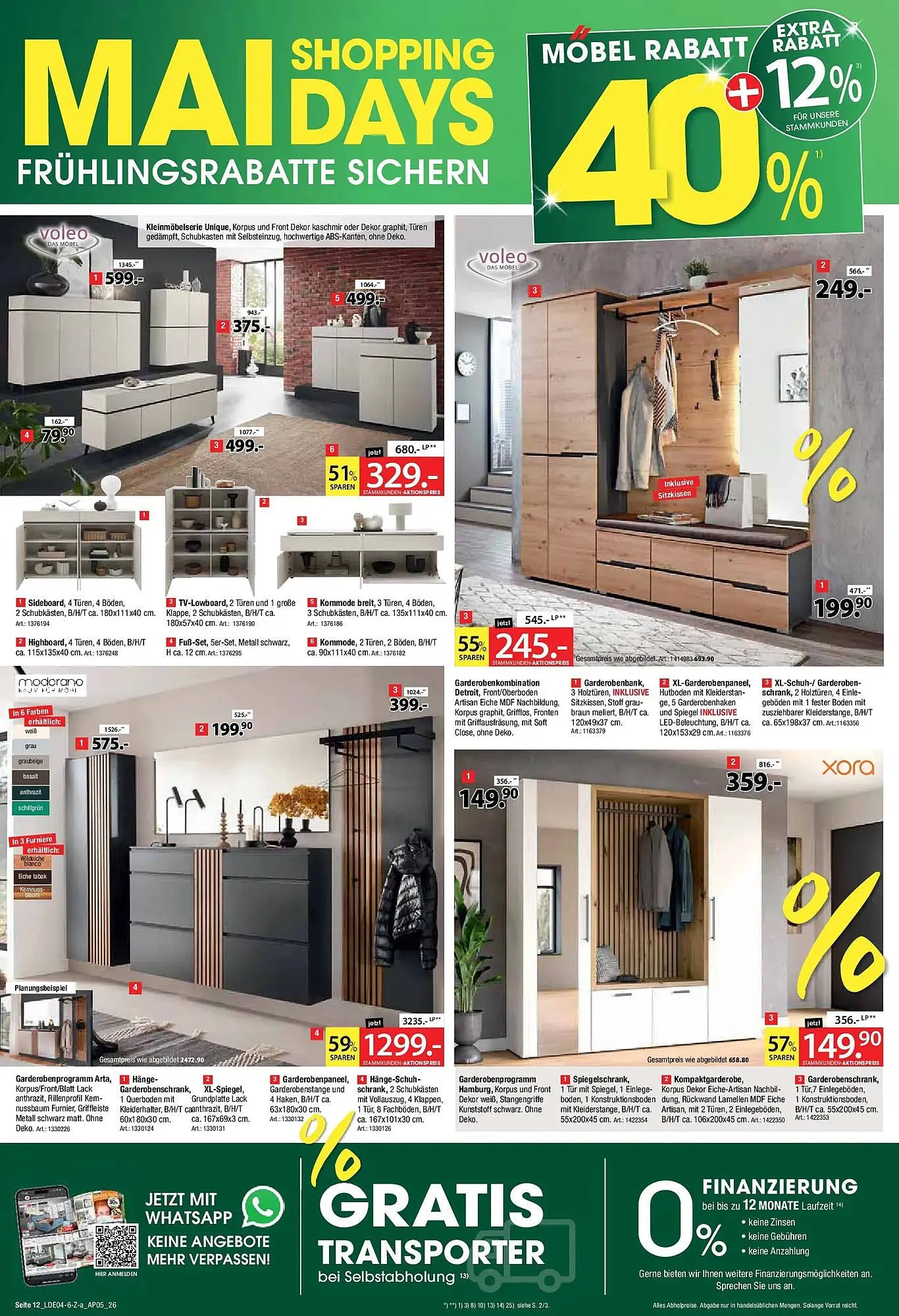 Zurbrüggen Prospekt von 24. April bis 9. Mai 2026 - Prospekt seite 12