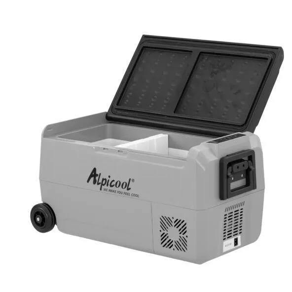 Kompressor-Kühlbox Double mit 1 oder 2 Kühlkammern, 35 Liter