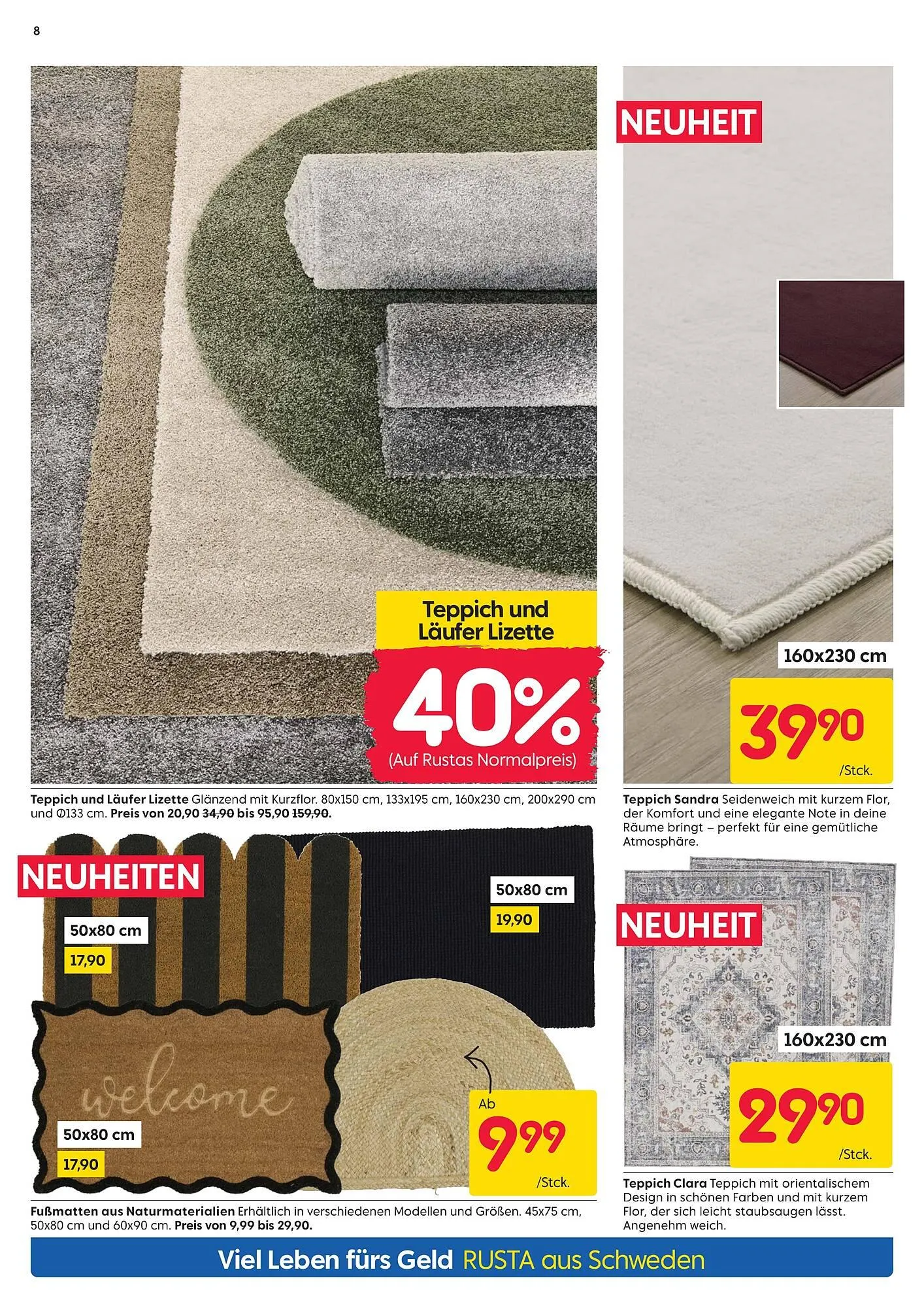 Rusta Prospekt von 9. August bis 15. August 2025 - Prospekt seite 8