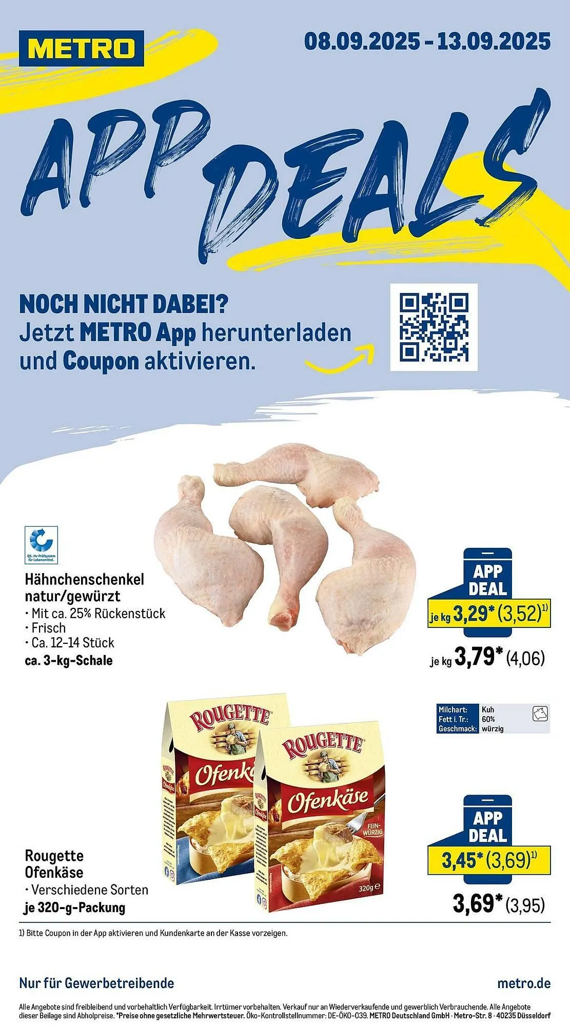 METRO Prospekt von 8. September bis 13. September 2025 - Prospekt seite 1