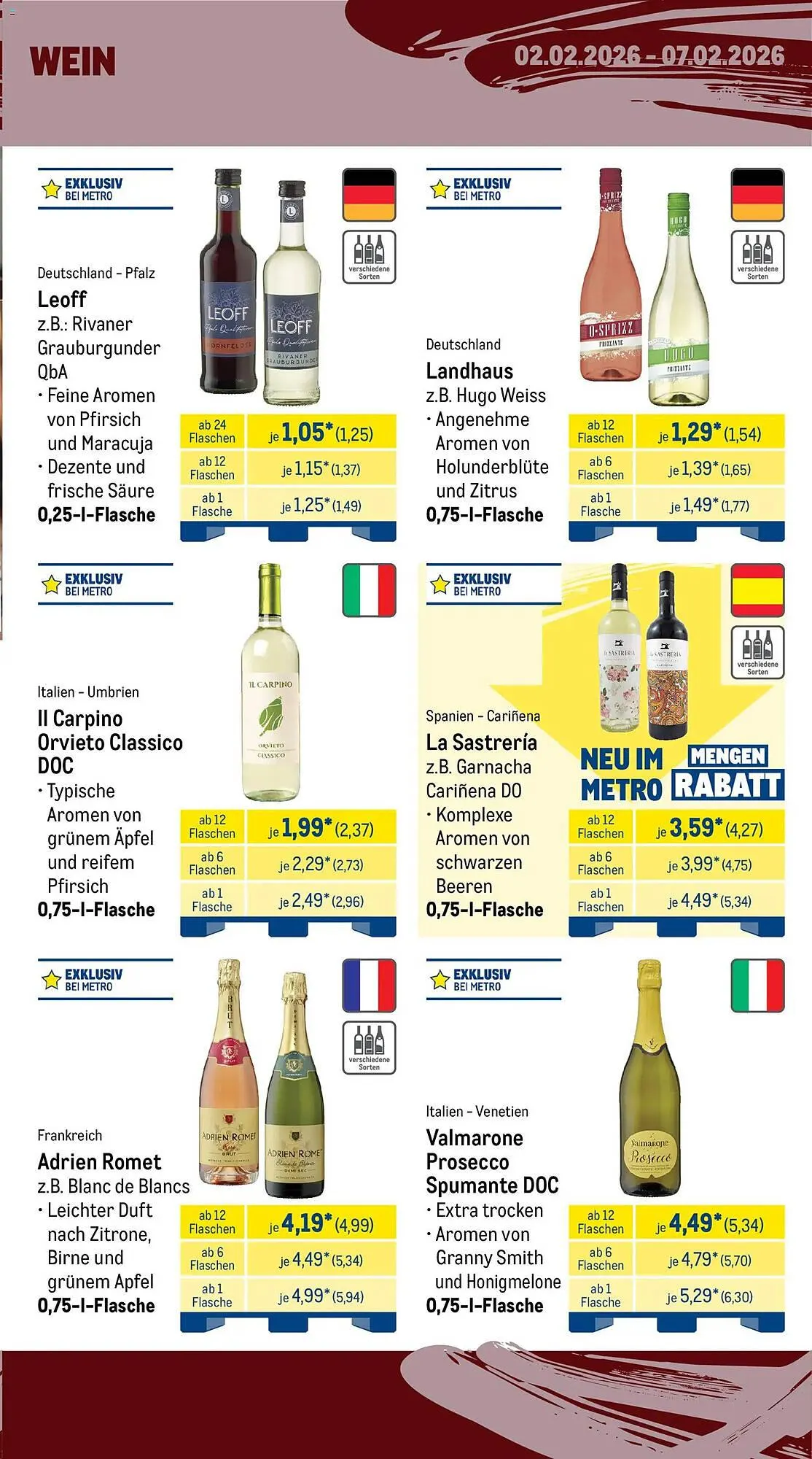 METRO Prospekt von 2. Februar bis 7. Februar 2026 - Prospekt seite 15