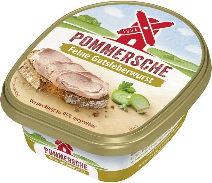 Rügenwalder Mühle Pommersche Gutsleberwurst fein 125 g