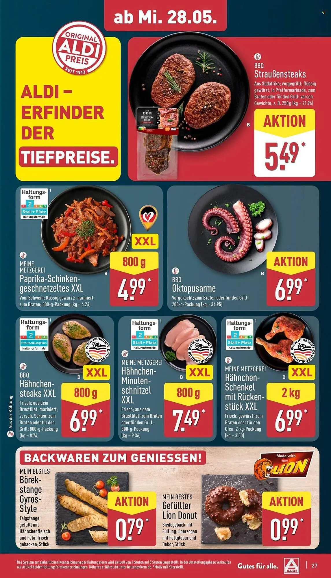 Aldi Nord Prospekt von 26. Mai bis 31. Mai 2025 - Prospekt seite 27