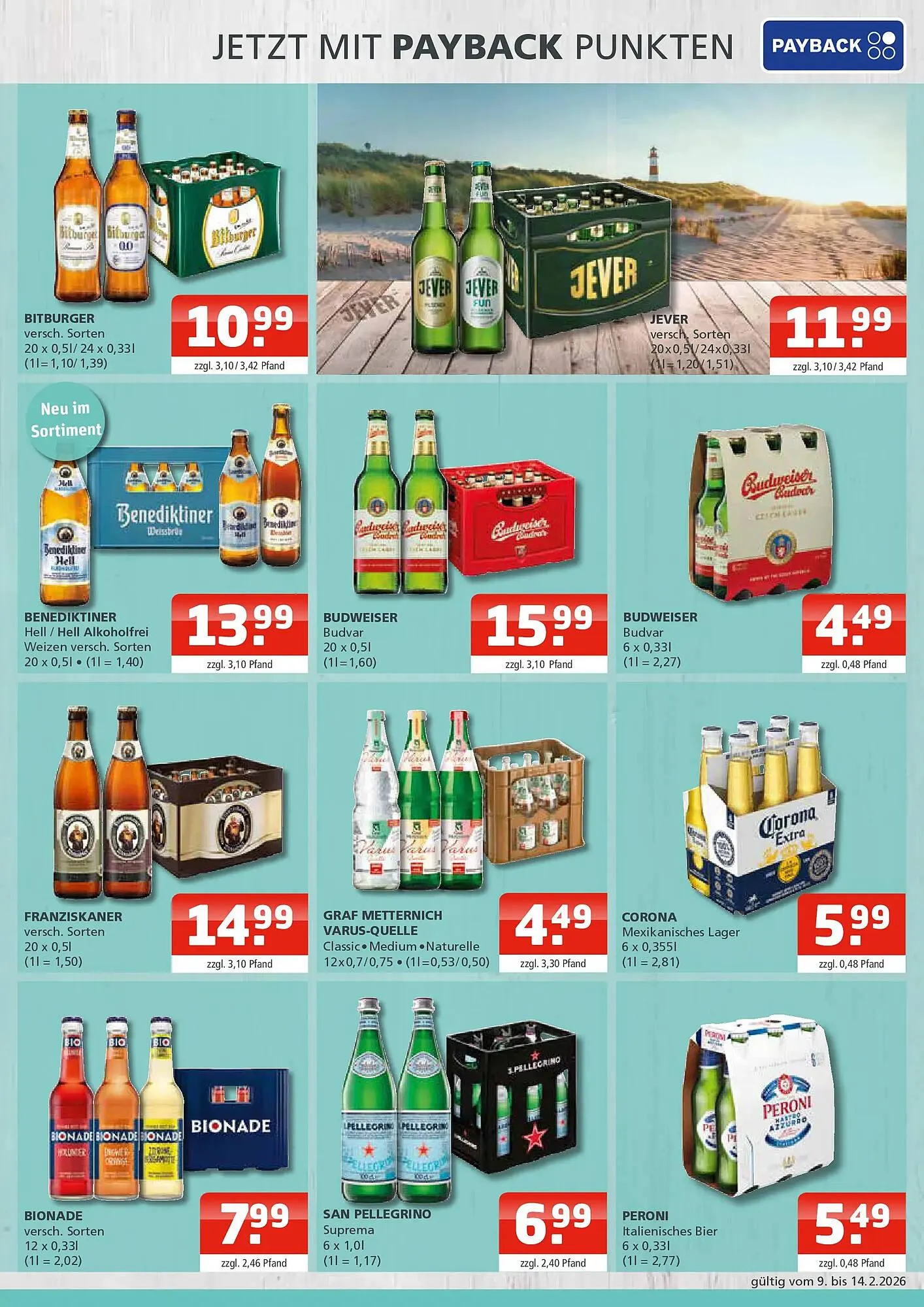 Getränke Oase Prospekt von 8. Februar bis 14. Februar 2026 - Prospekt seite 3