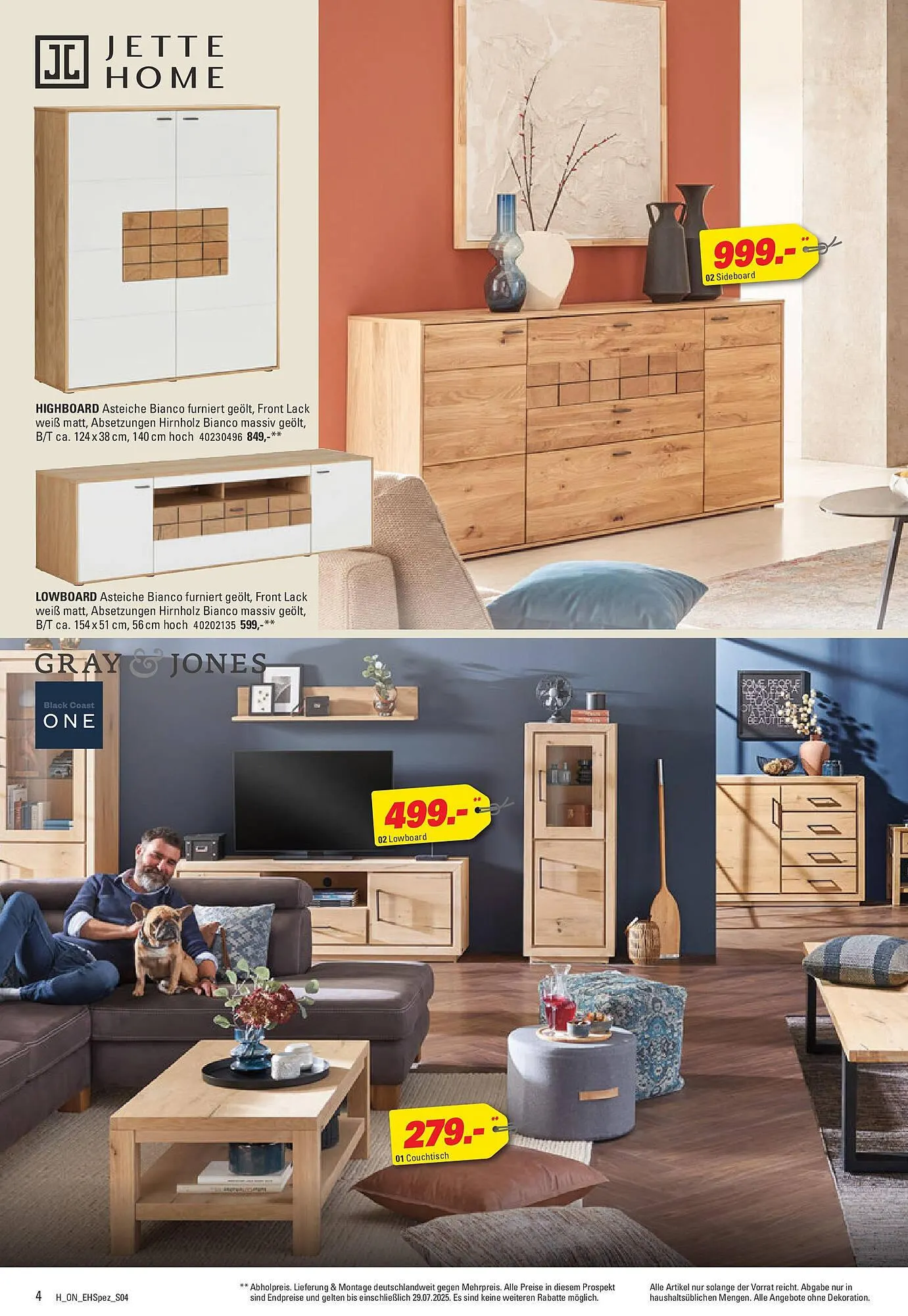 Höffner Prospekt von 15. Juli bis 29. Juli 2025 - Prospekt seite 4