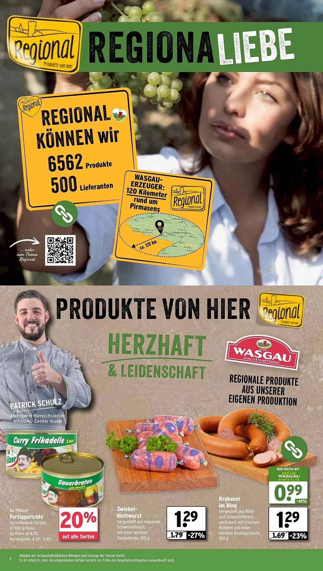 Wasgau Prospekt von 31. März bis 5. April 2025 - Prospekt seite 4