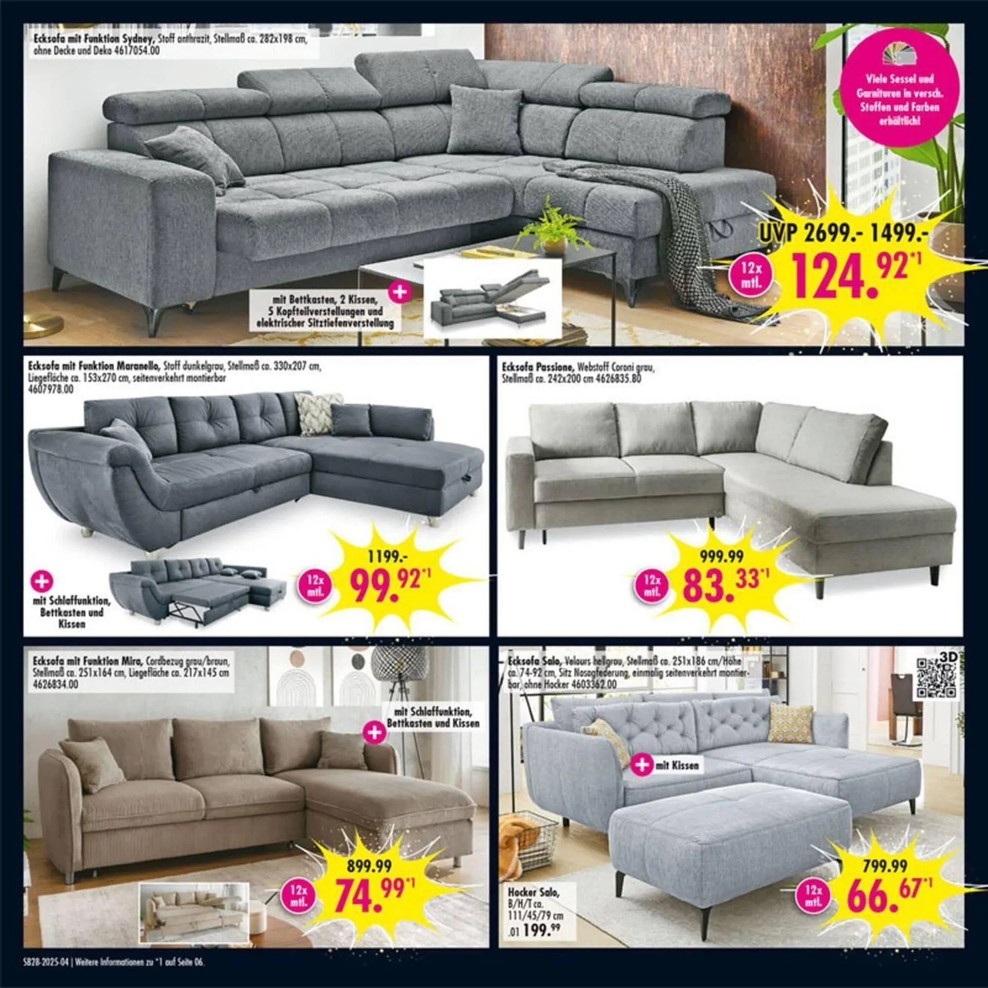 Möbel Boss Prospekt von 7. Juli bis 27. Juli 2025 - Prospekt seite 4