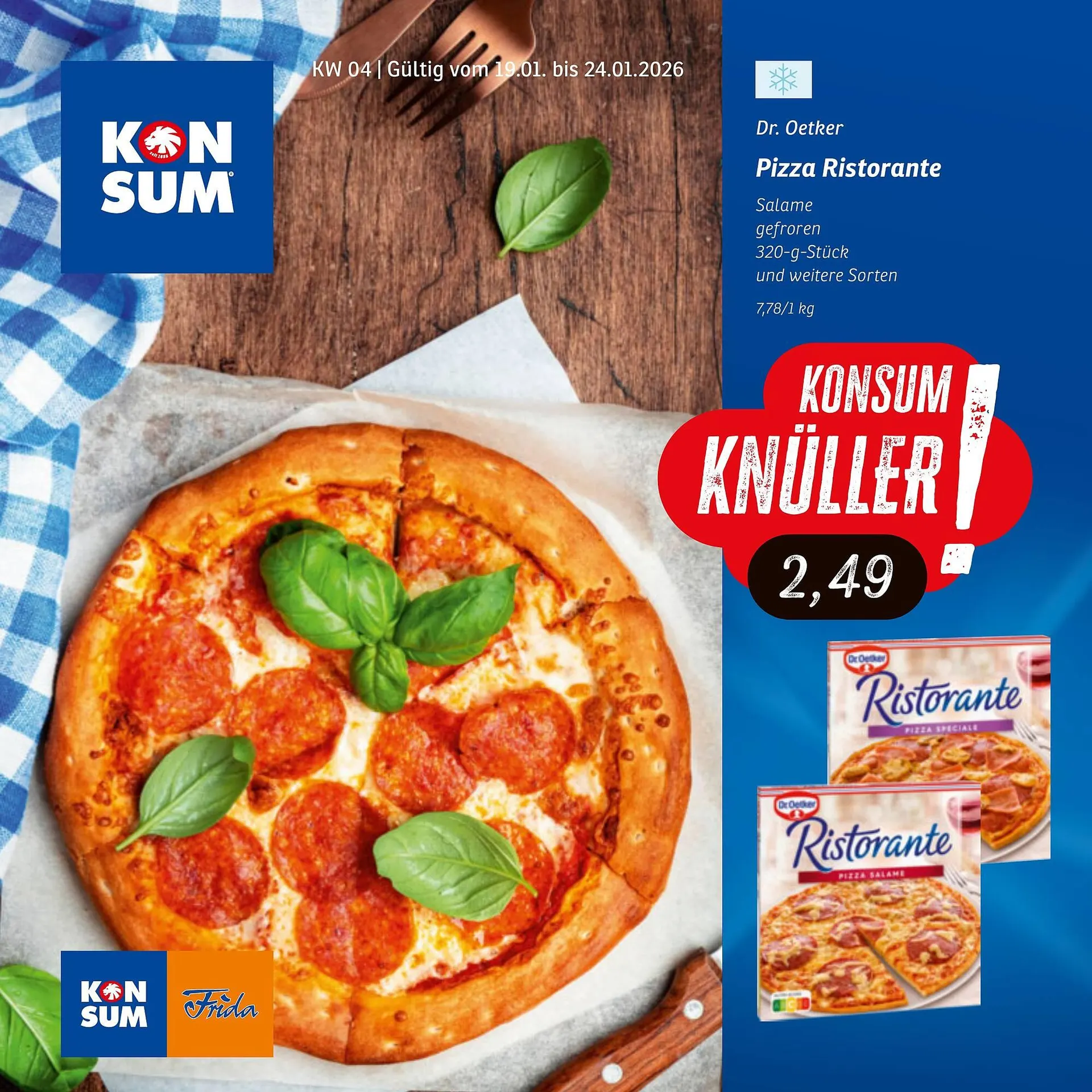 KONSUM Prospekt von 19. Januar bis 24. Januar 2026 - Prospekt seite 1