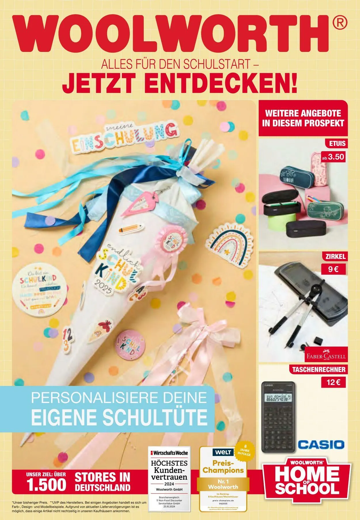 Woolworth Aktueller Prospekt von 22. September bis 6. Oktober 2025 - Prospekt seite 1