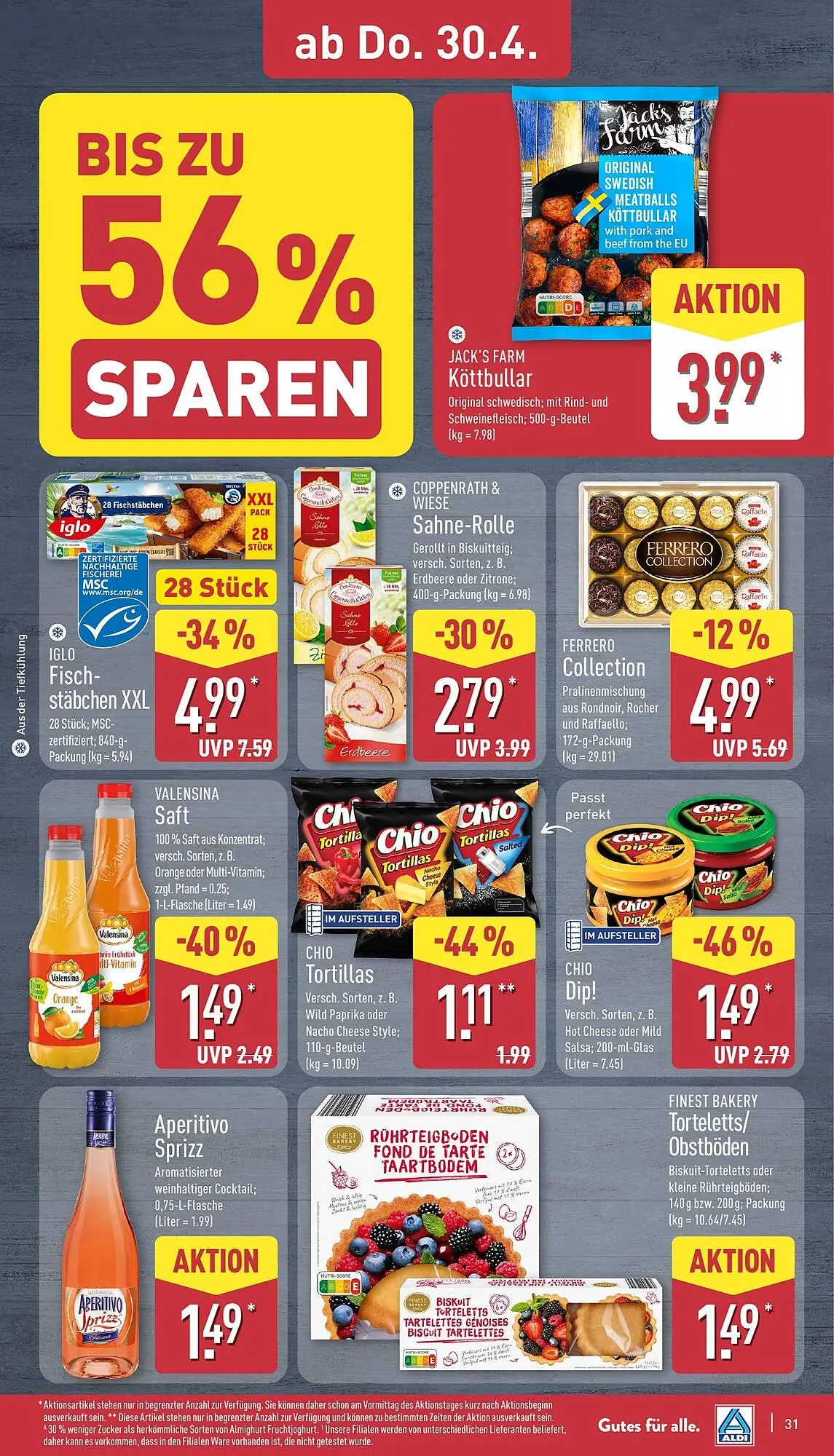Aldi Nord Prospekt von 27. April bis 2. Mai 2026 - Prospekt seite 31