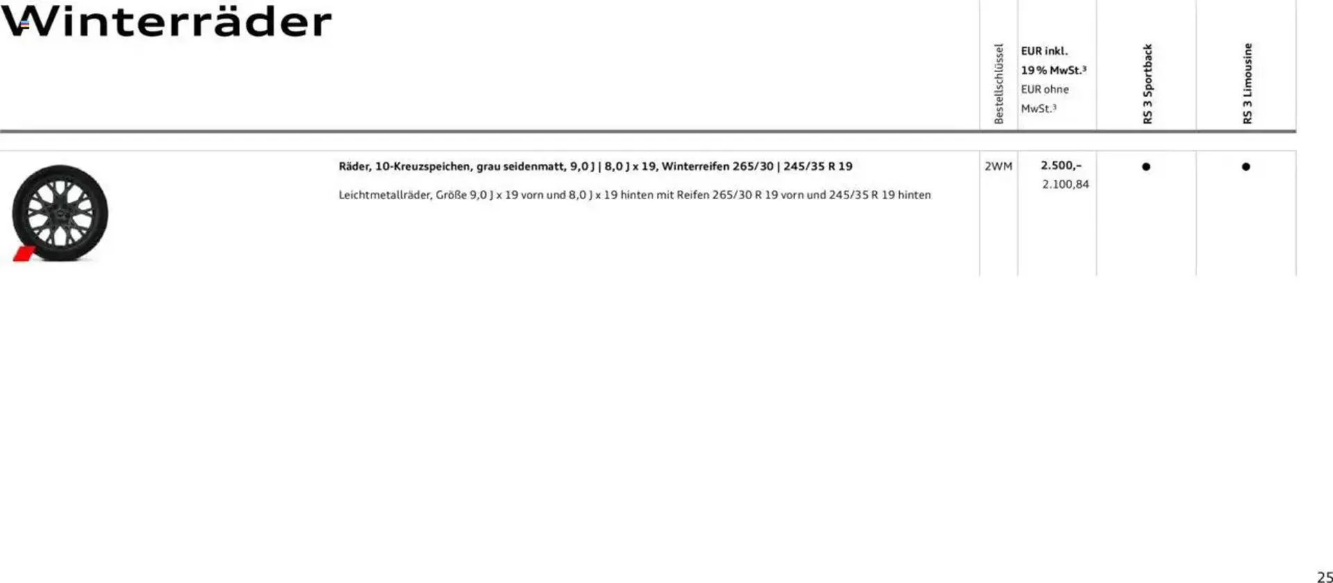 Audi Prospekt von 29. Januar bis 9. Januar 2026 - Prospekt seite 25