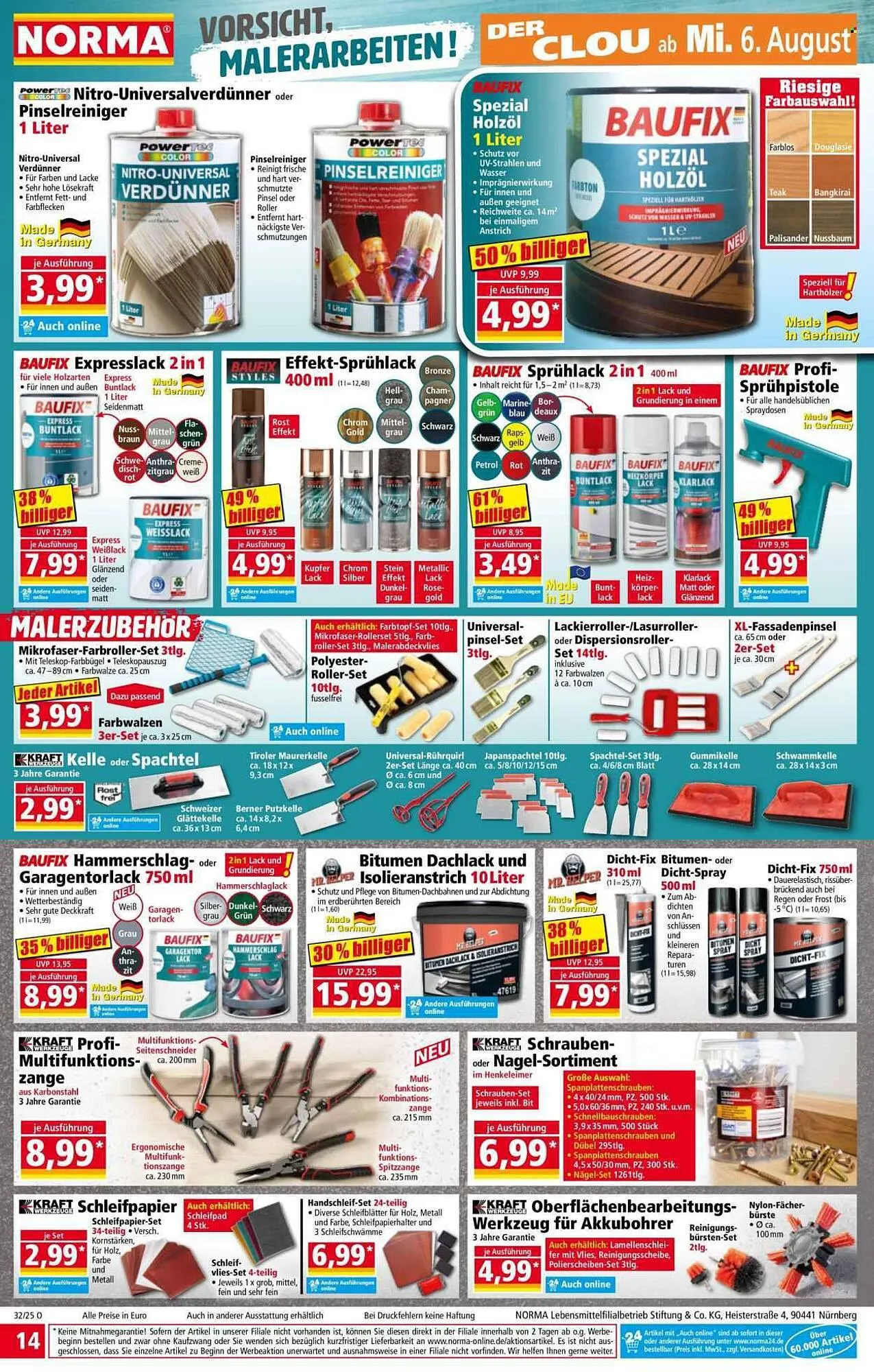 Norma Prospekt von 4. August bis 10. August 2025 - Prospekt seite 14