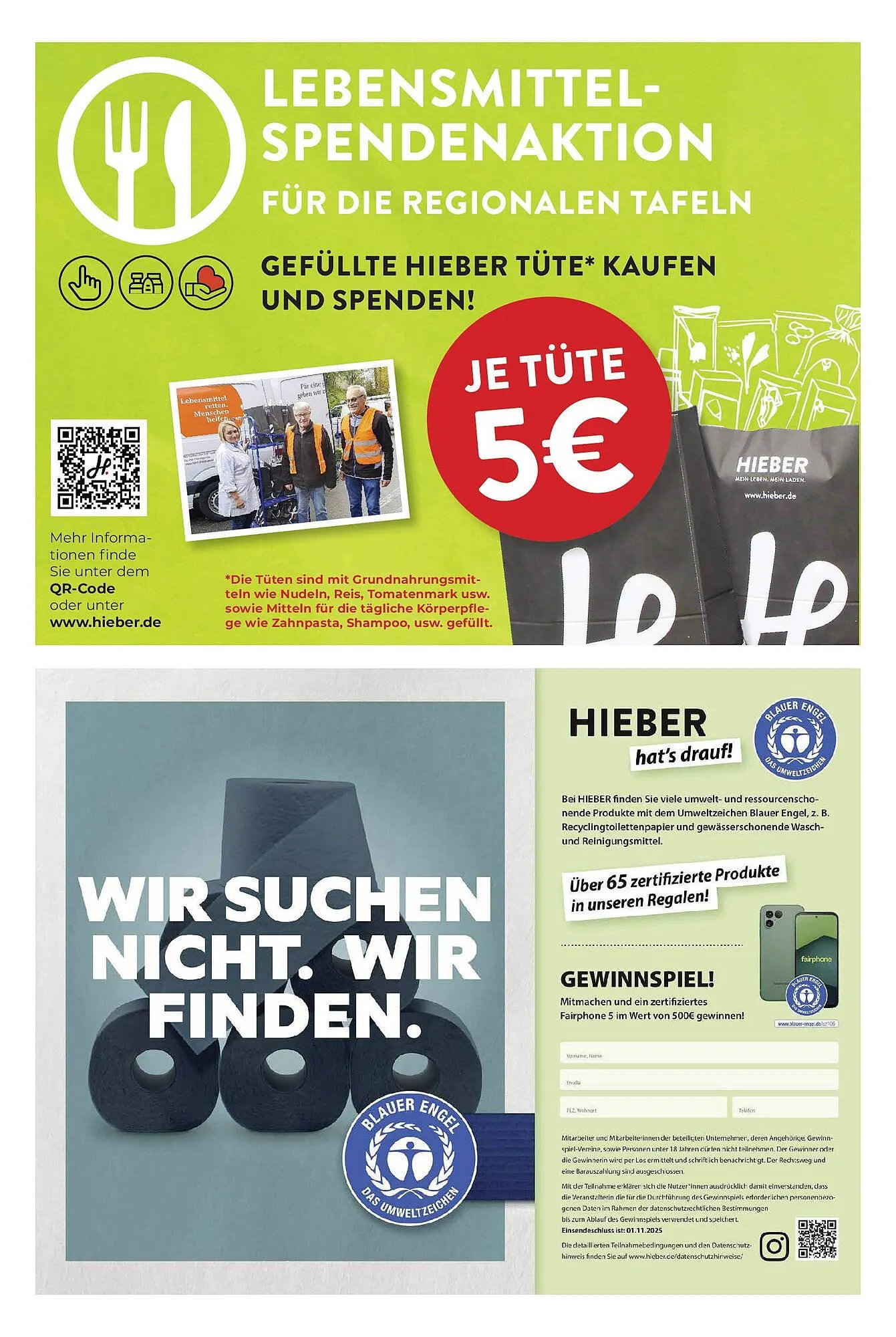 Hieber's Frische Center Prospekt von 19. Oktober bis 25. Oktober 2025 - Prospekt seite 8