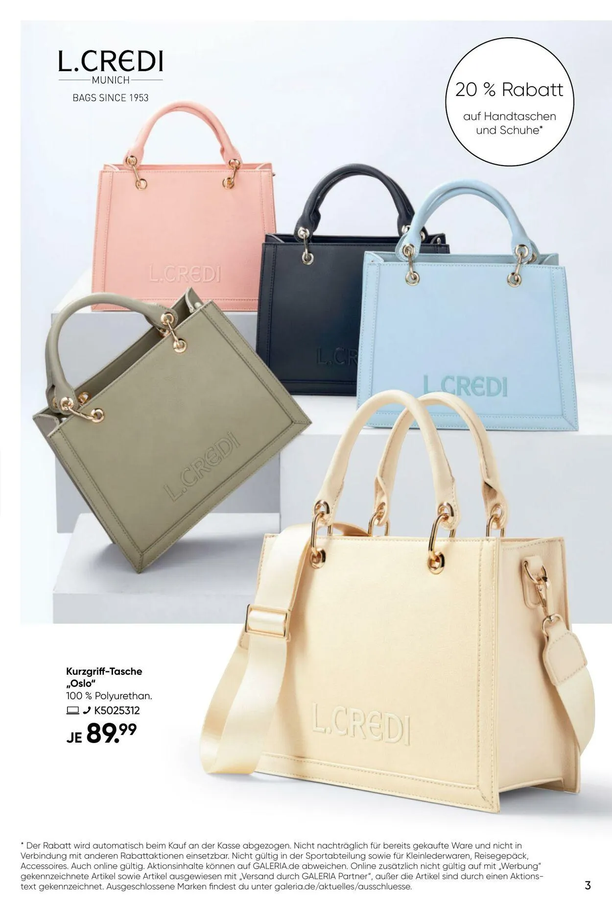 GALERIA Kaufhof Aktueller Prospekt von 19. März bis 25. März 2025 - Prospekt seite 3