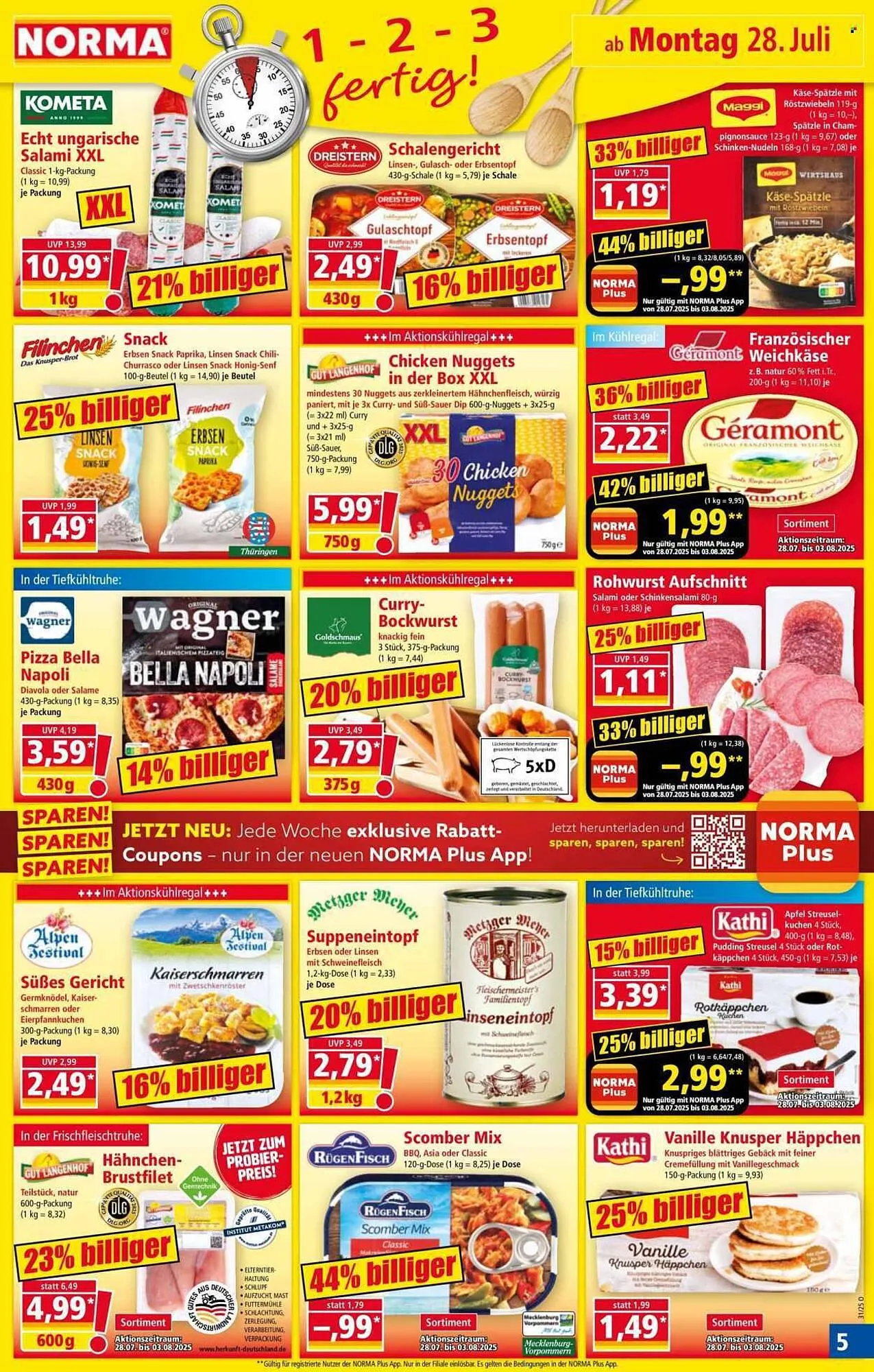 Norma Prospekt von 28. Juli bis 3. August 2025 - Prospekt seite 5